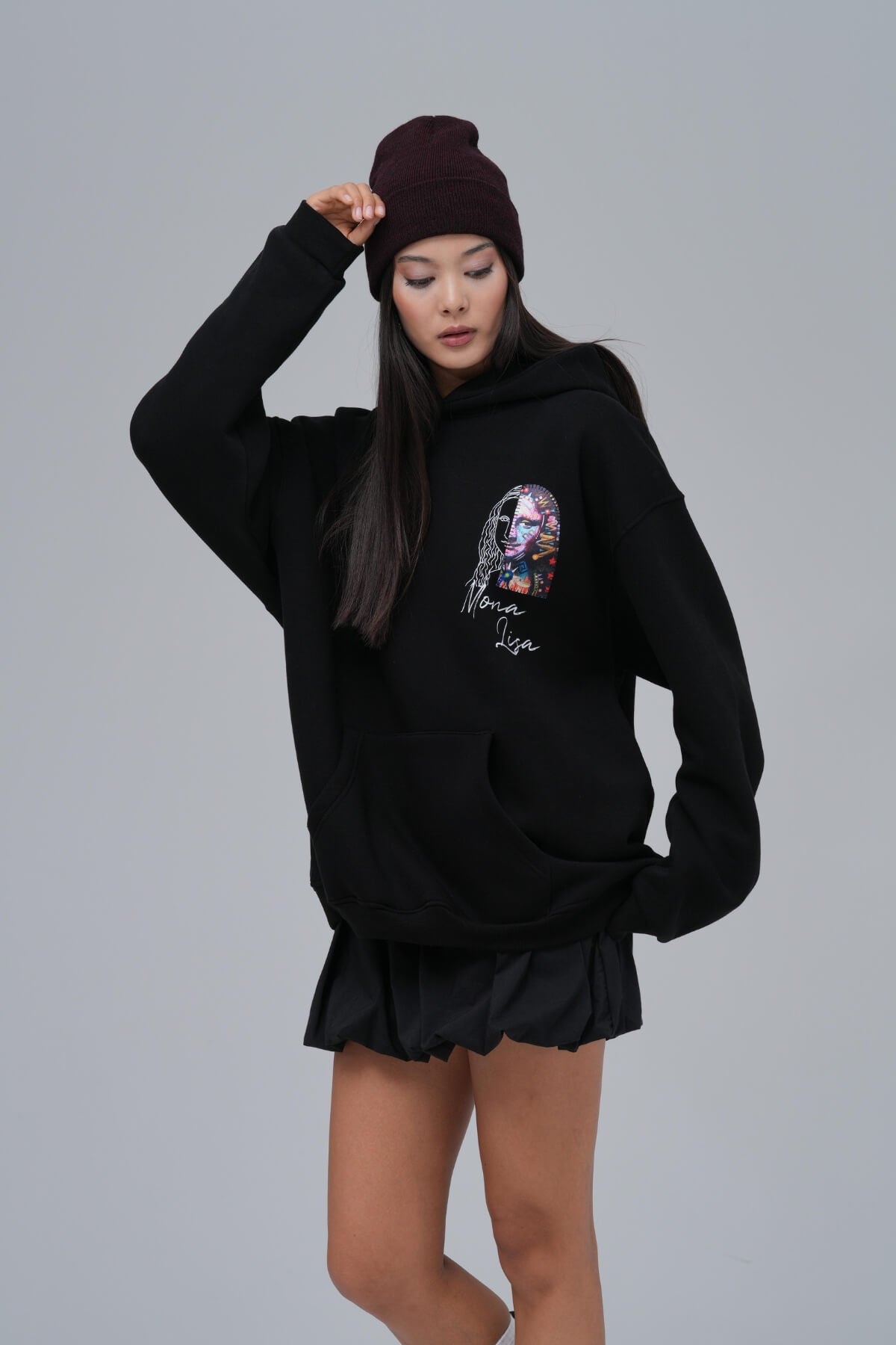THE MONA HOODIE - BLACK