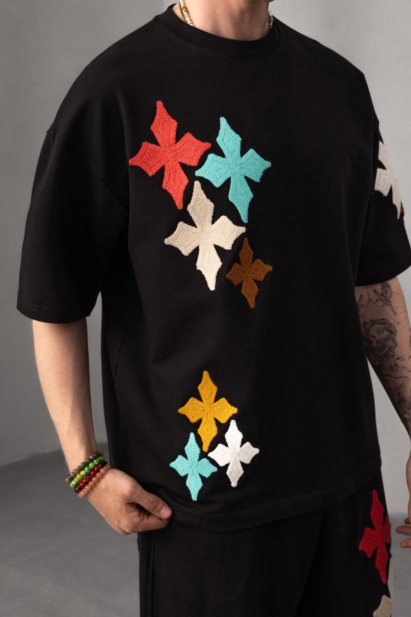 DYS HEARTS SUIT - BLACK