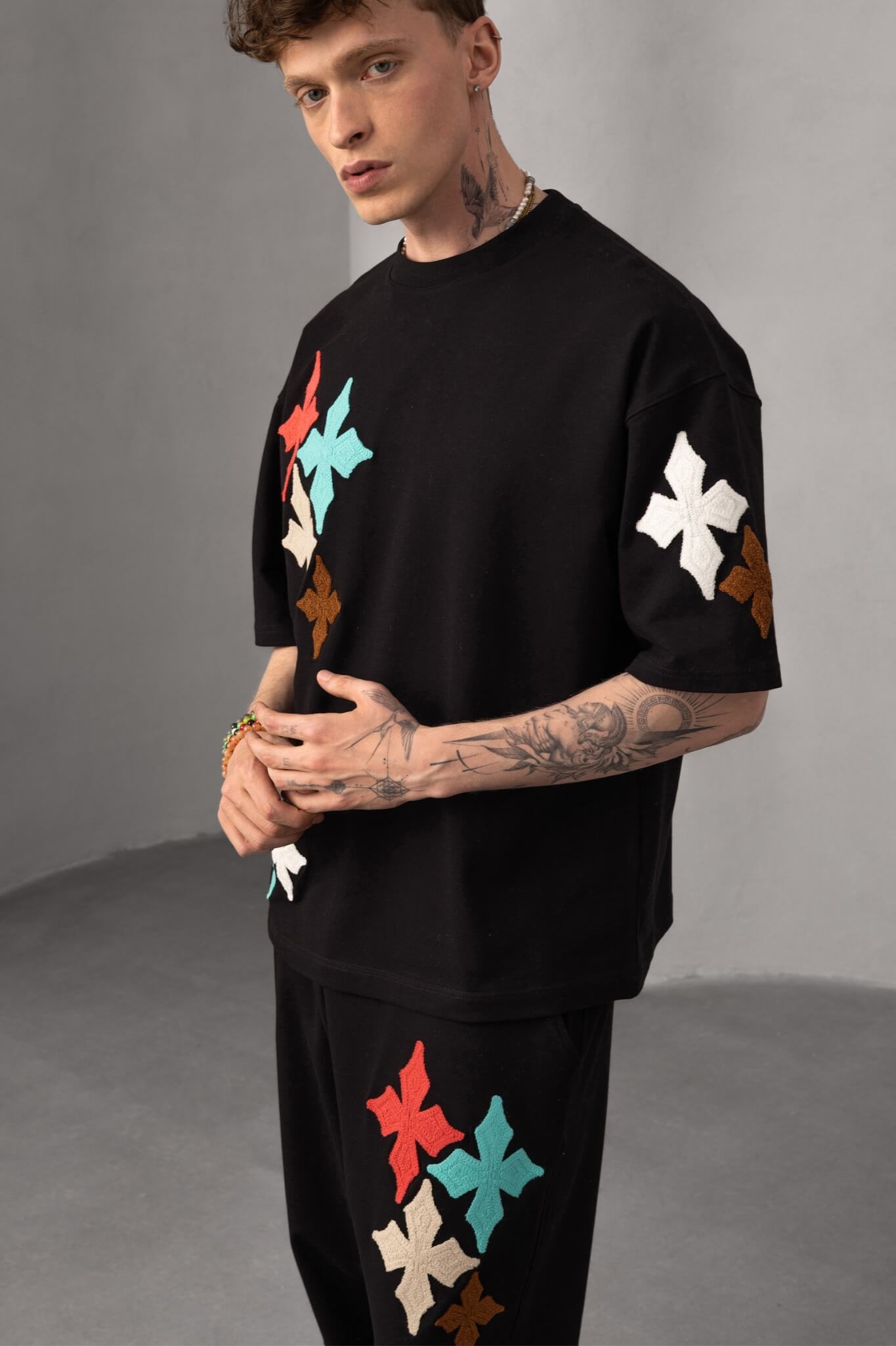 DYS HEARTS SUIT - BLACK