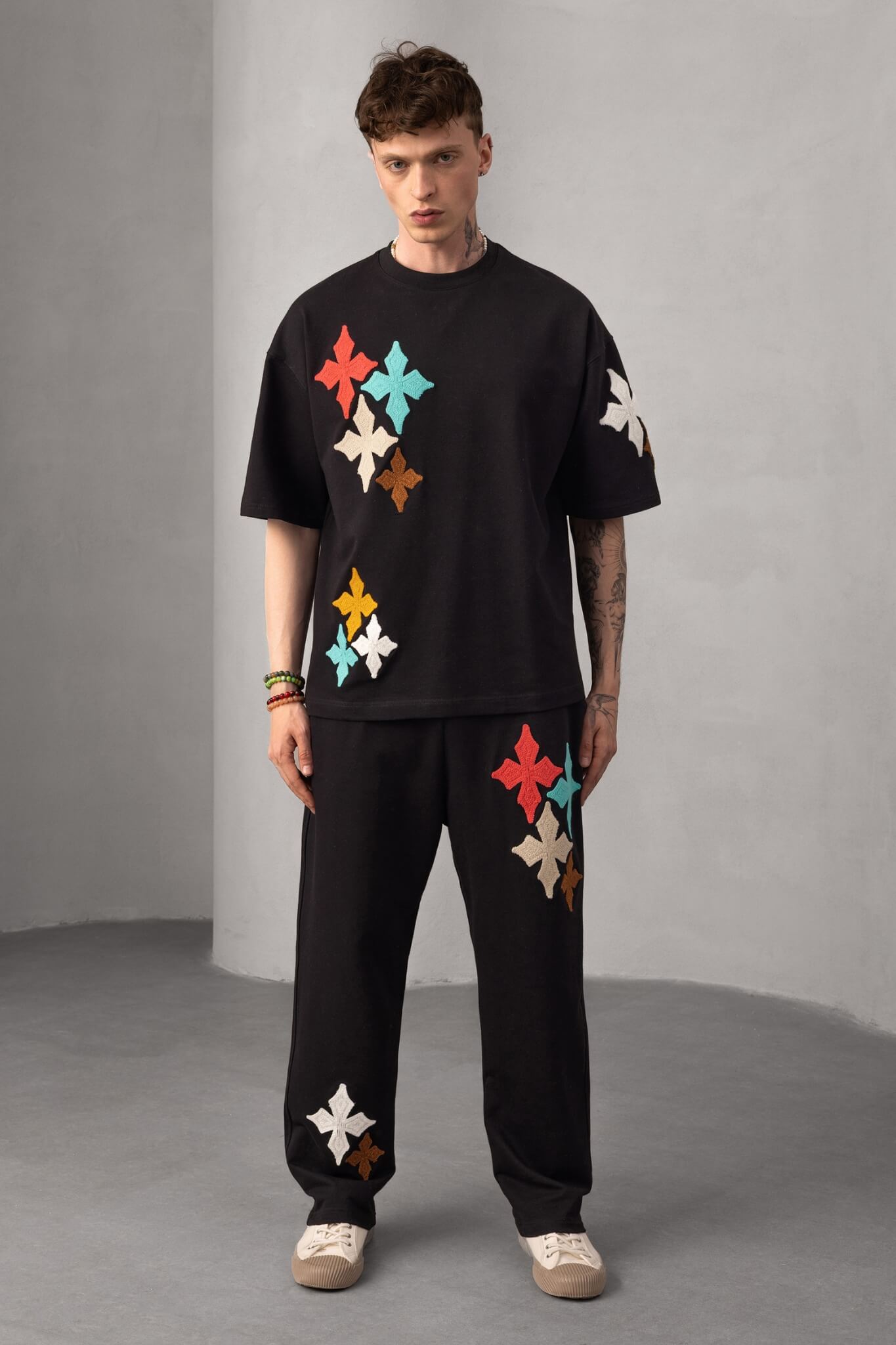 DYS HEARTS SUIT - BLACK