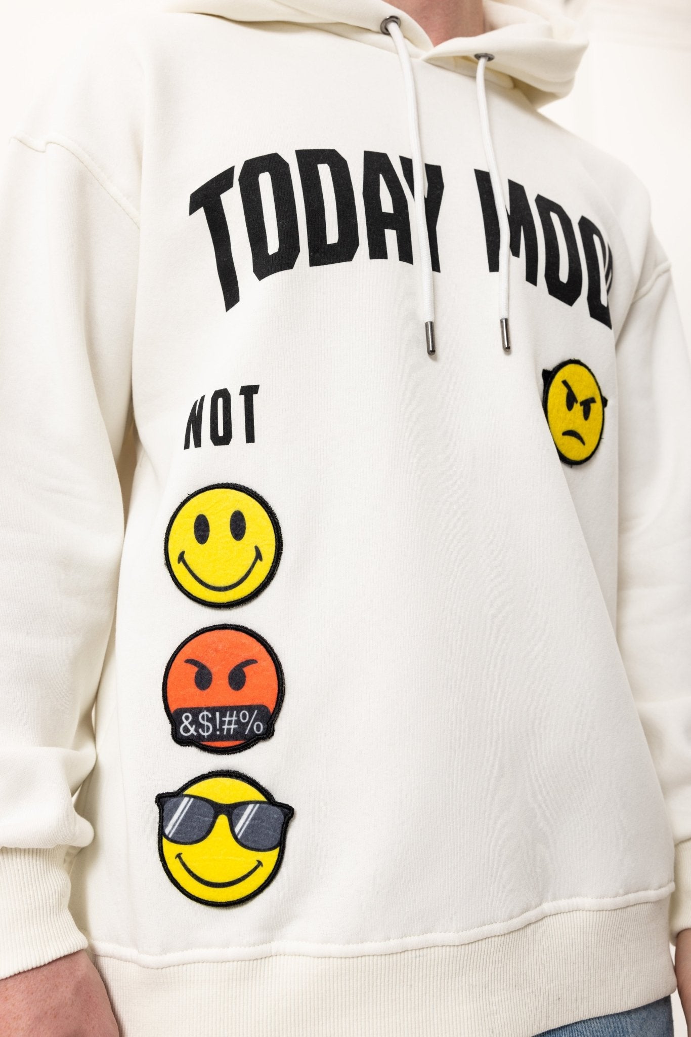 HOODIE - TODAY MOOD - WHITE