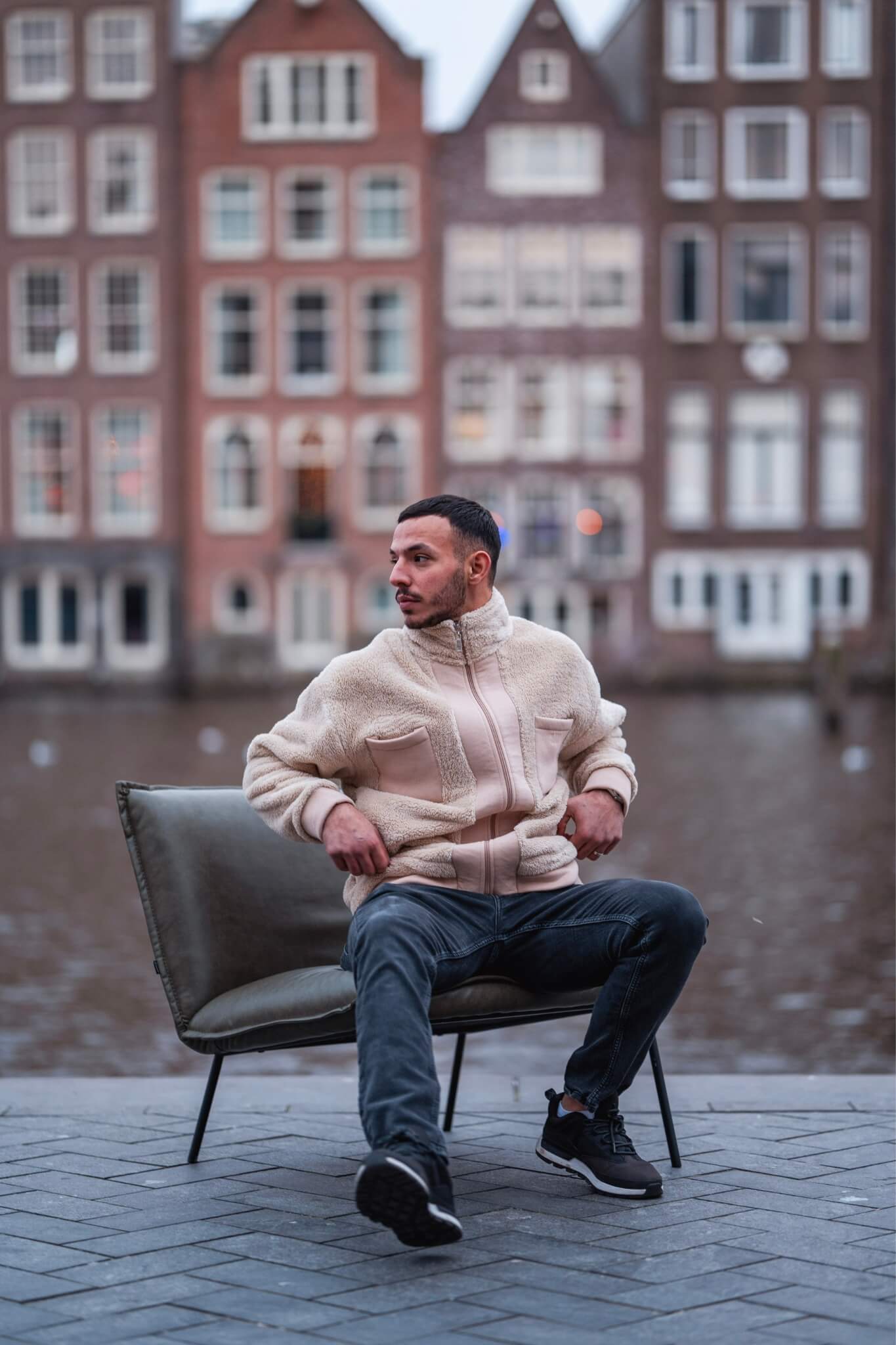 JACKET - THE MOON - BEIGE