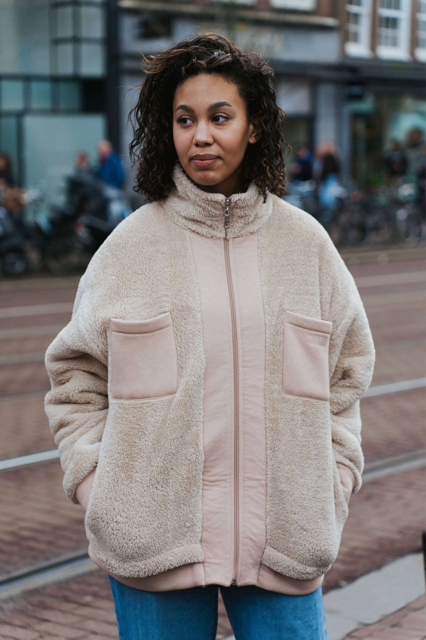 JACKET - THE MOON - BEIGE