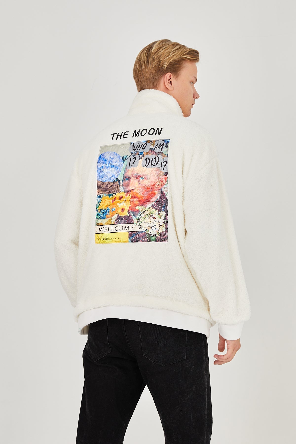 JACKET - THE MOON - WHITE