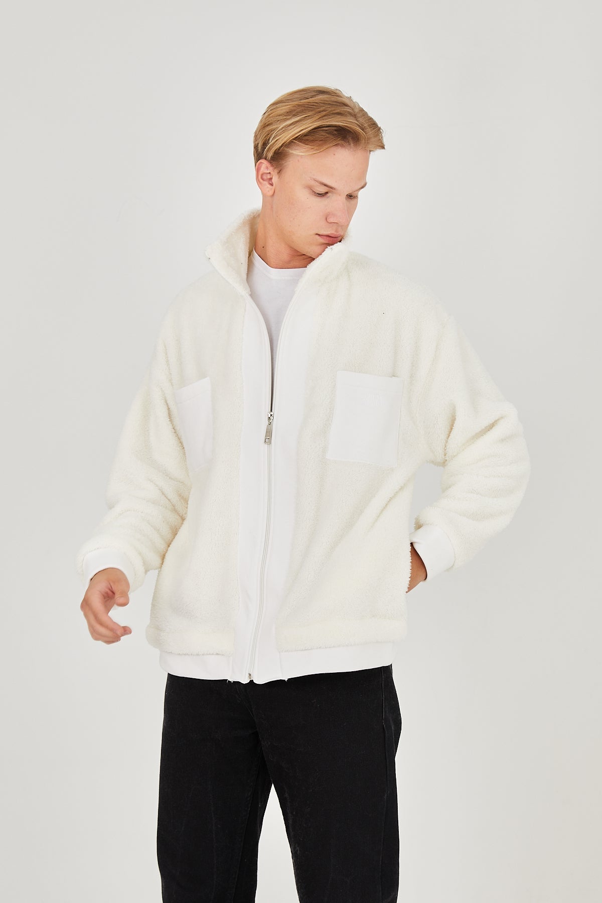 JACKET - THE MOON - WHITE