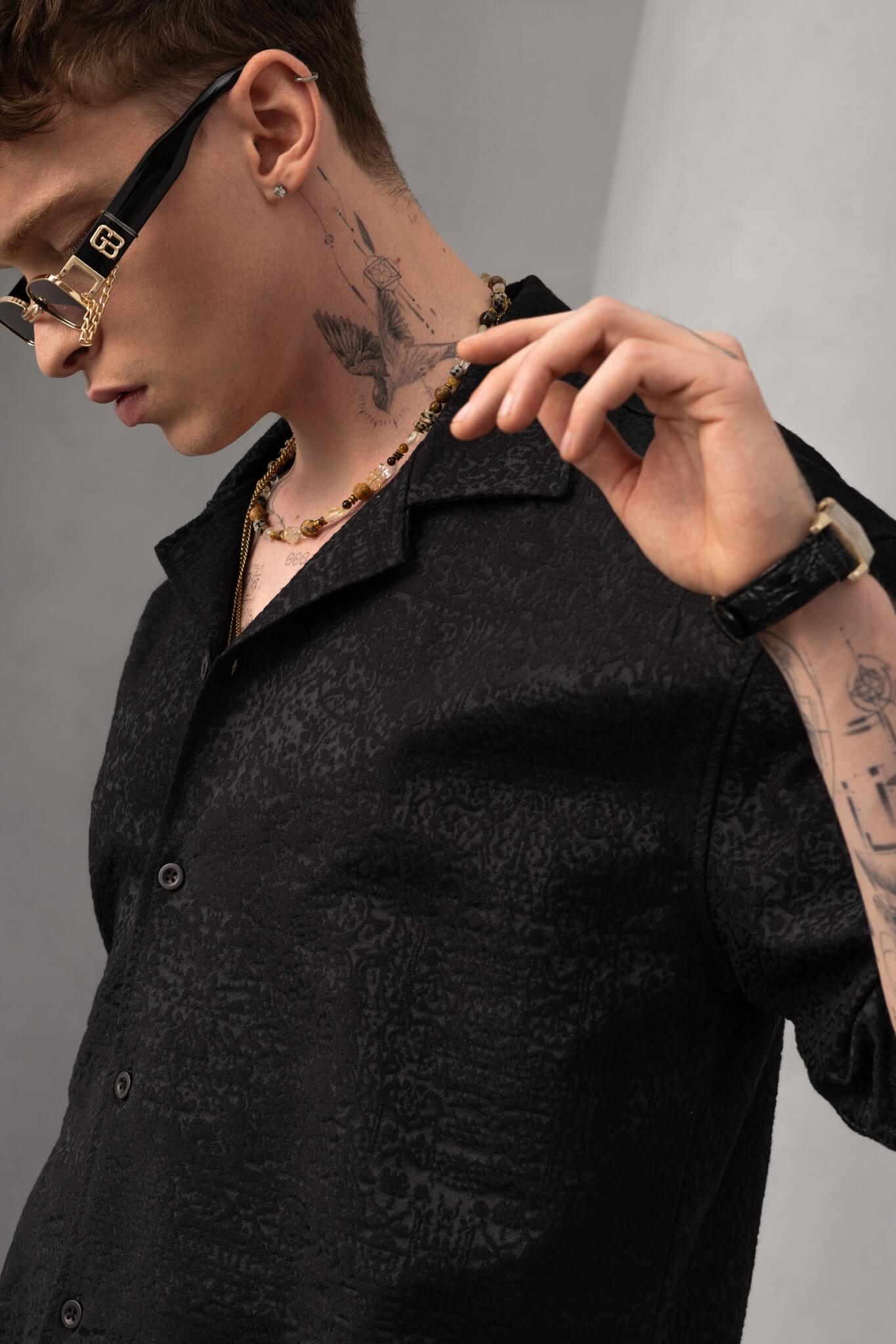 SCARFADE SUIT - BLACK