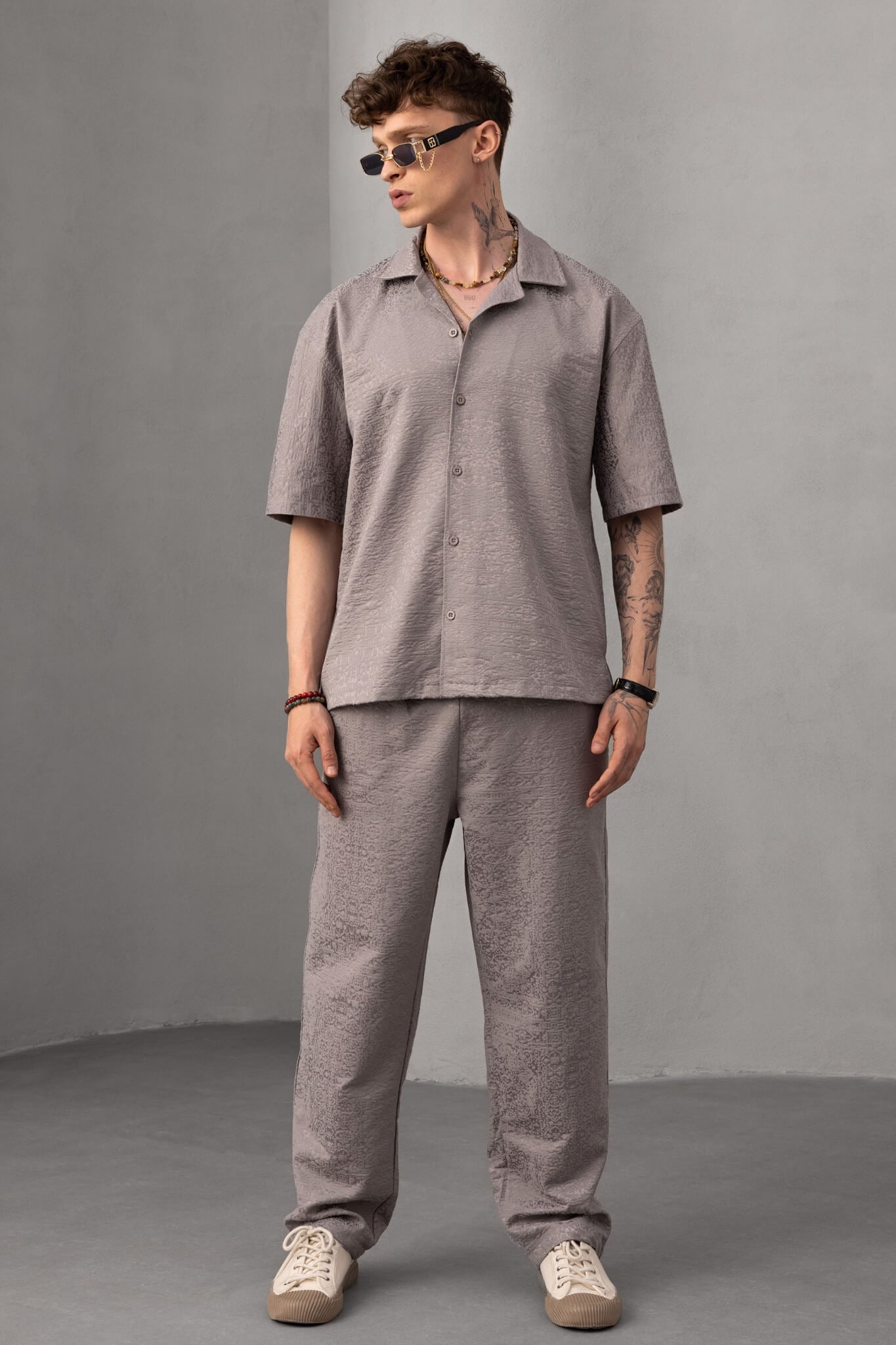 SCARFADE SUIT - GREY