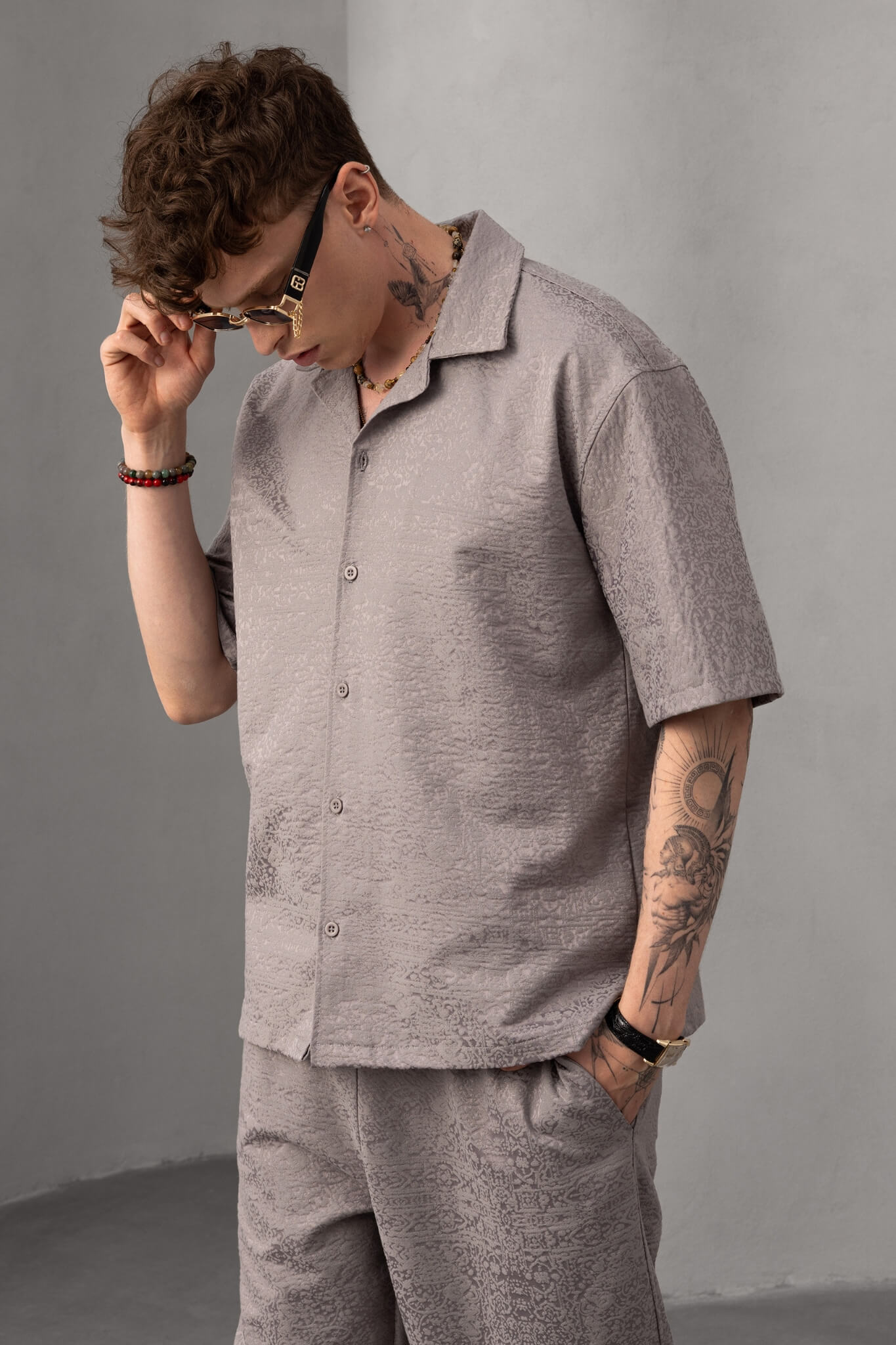 SCARFADE SUIT - GREY