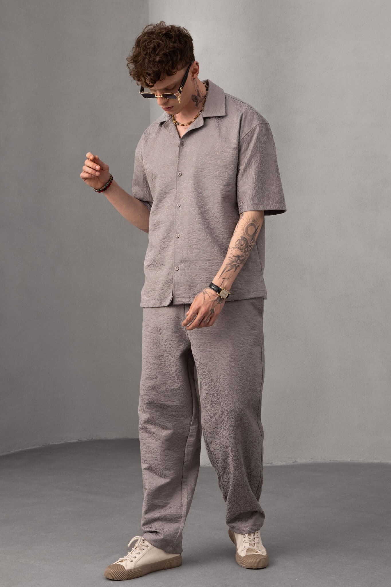 SCARFADE SUIT - GREY