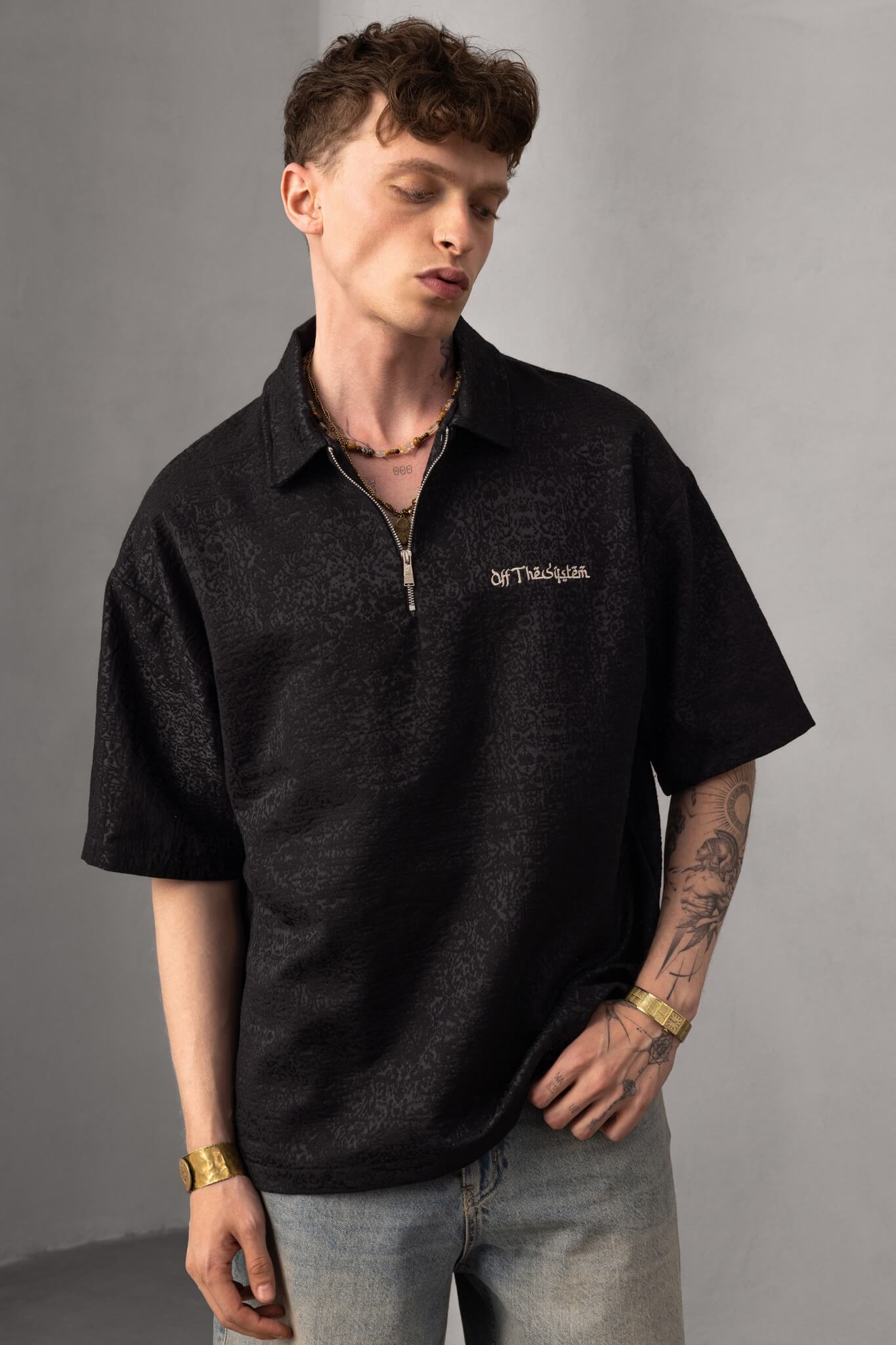 SCARFADE ZIP - BLACK