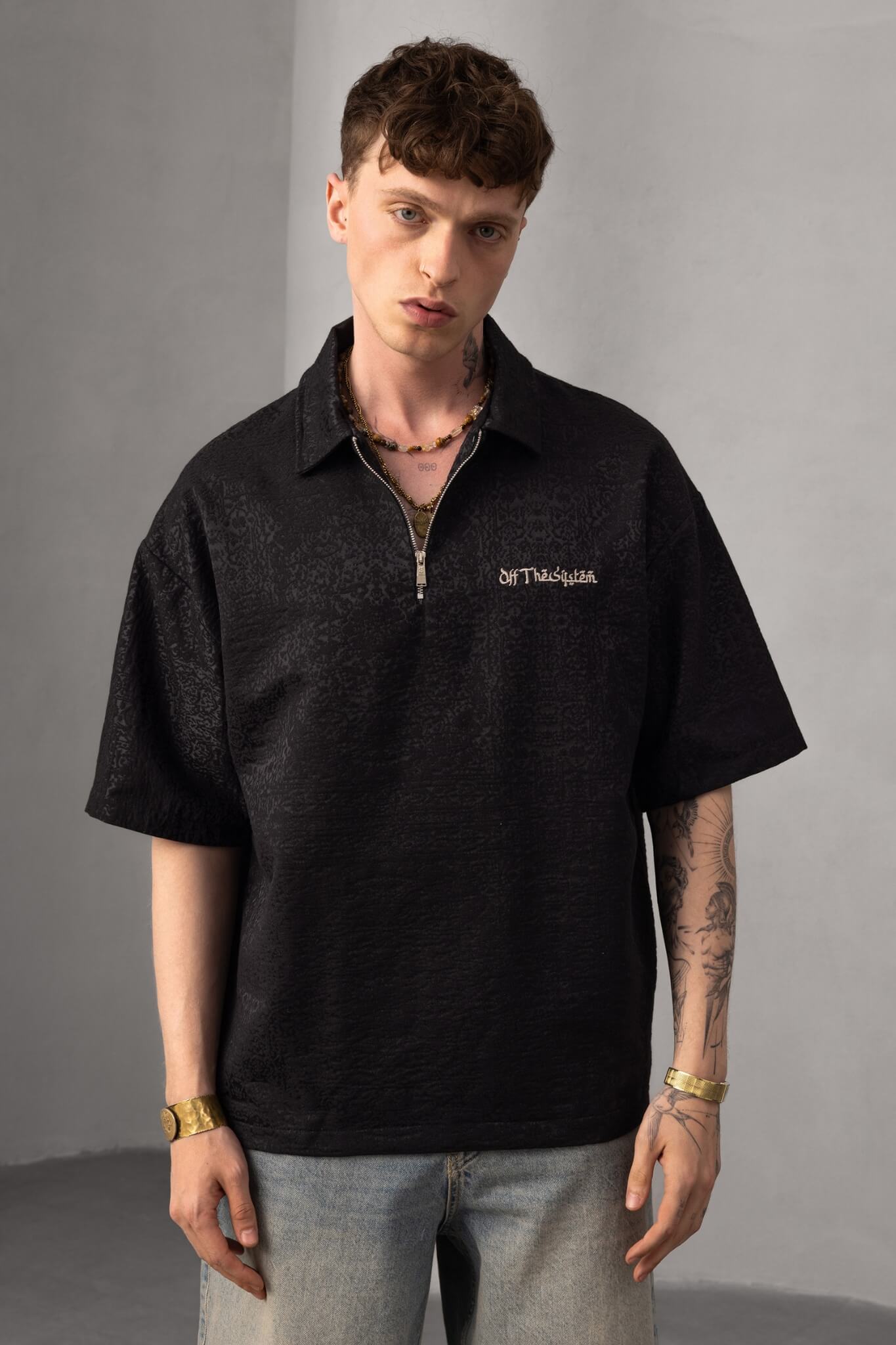 SCARFADE ZIP - BLACK