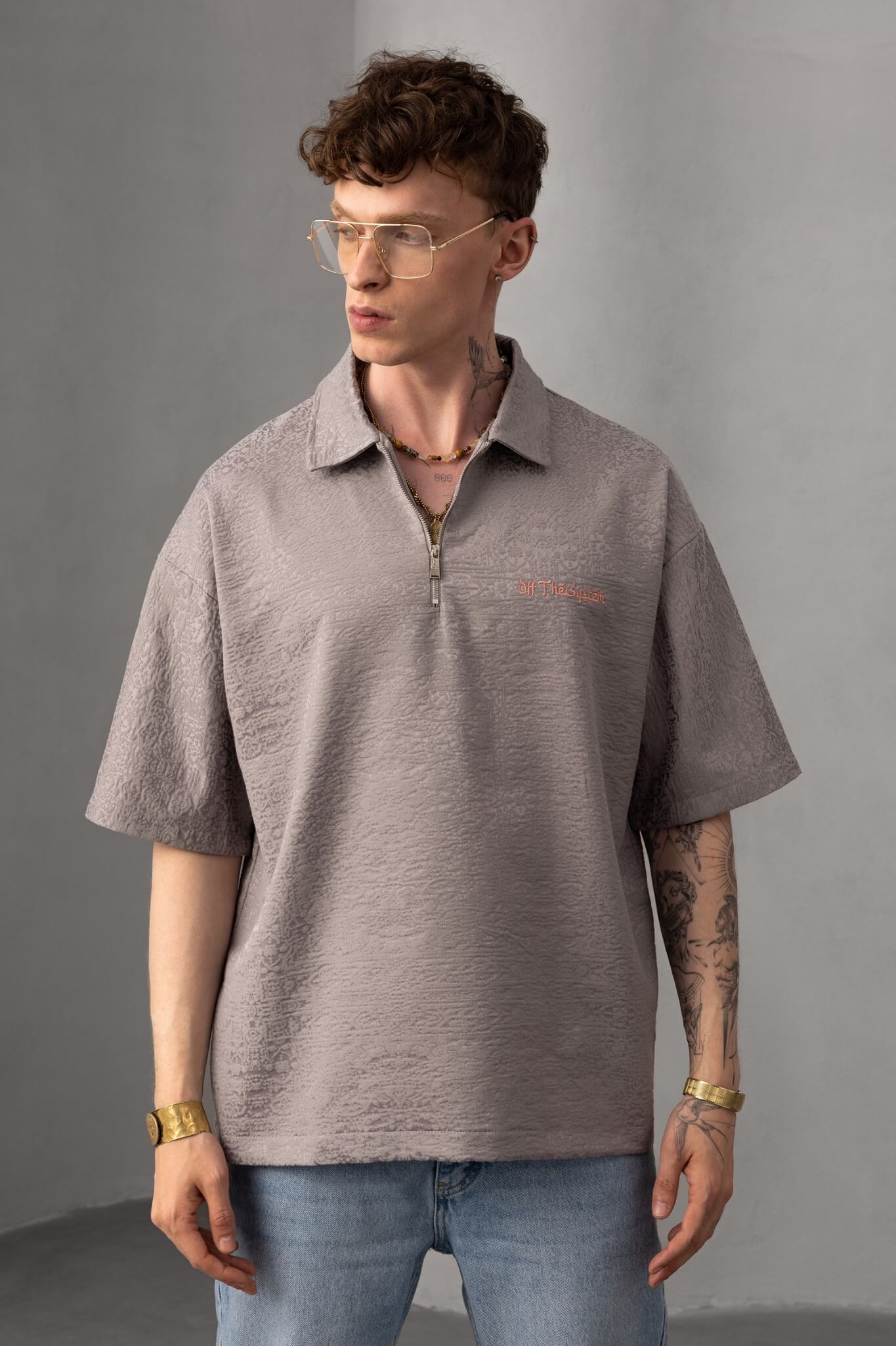 SCARFADE ZIP - GREY