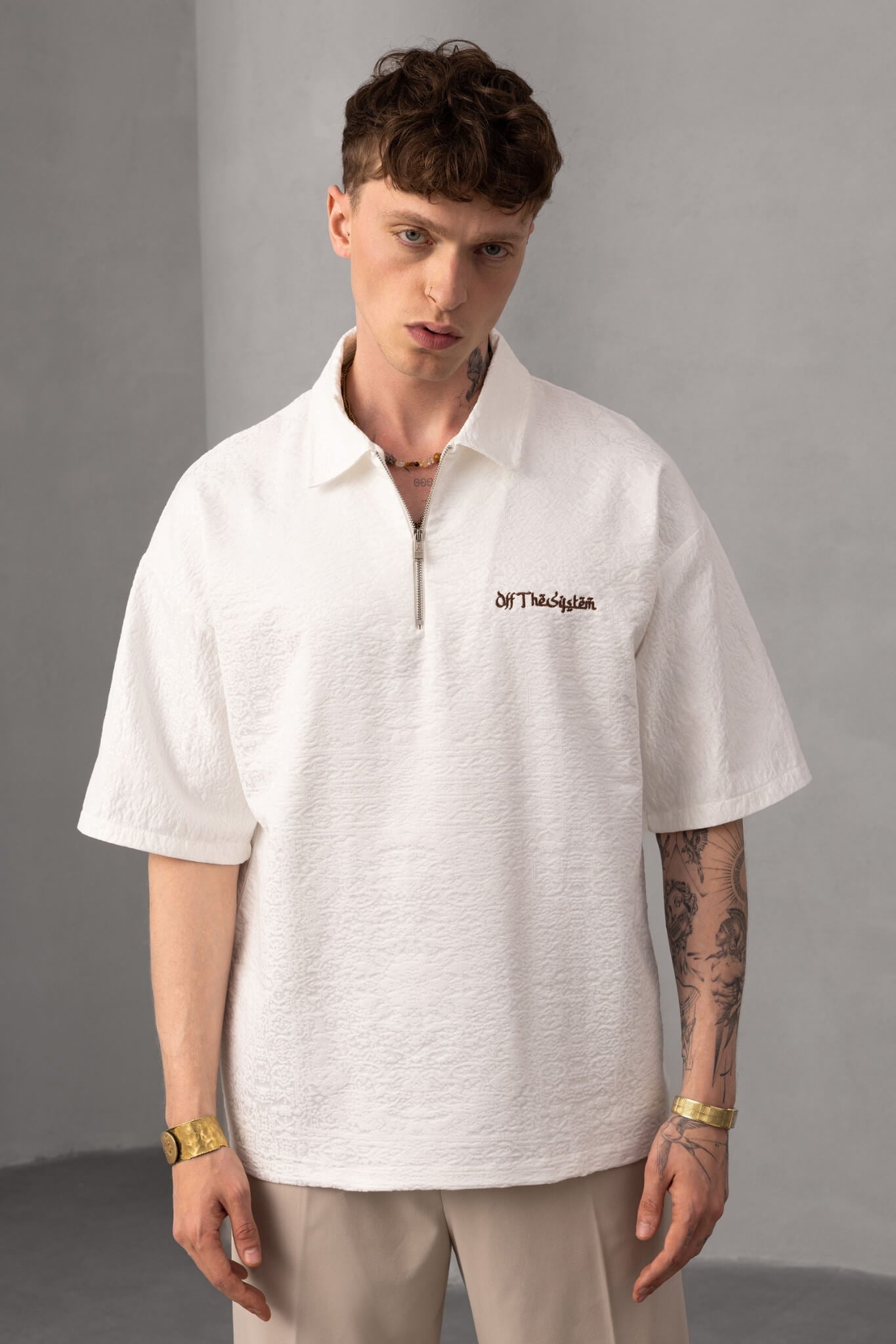 SCARFADE ZIP - WHITE