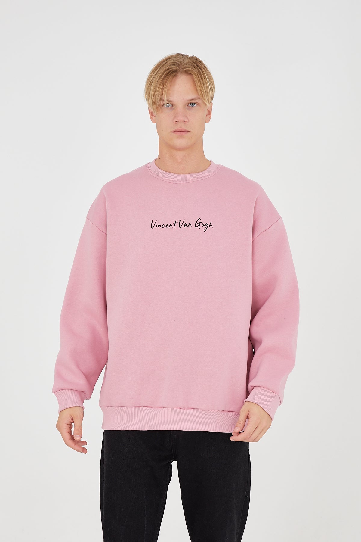 SWEATER - PIECES OF VANGOGH - PINK