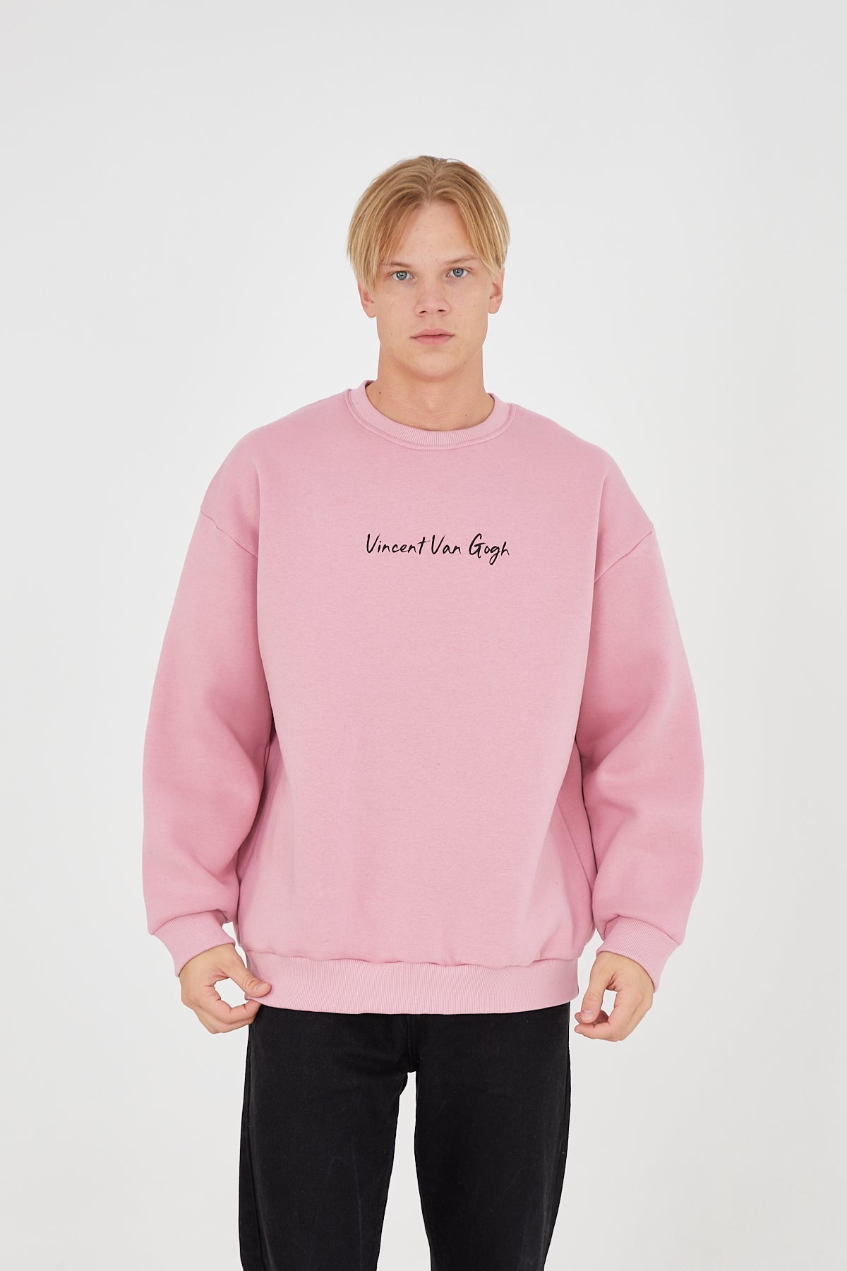 SWEATER - PIECES OF VANGOGH - PINK