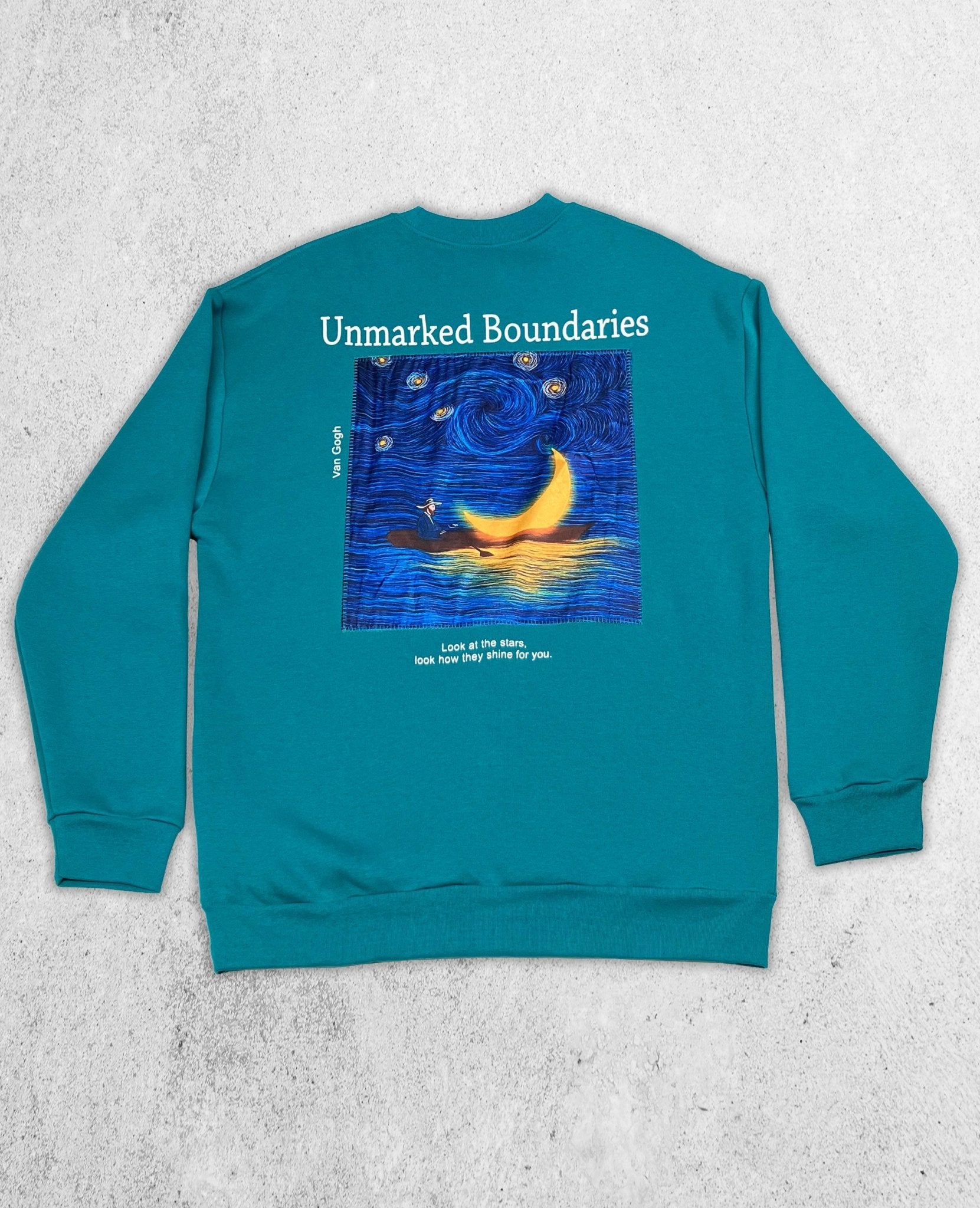 SWEATER - UNMARKED BOUNDERIES - GREEN