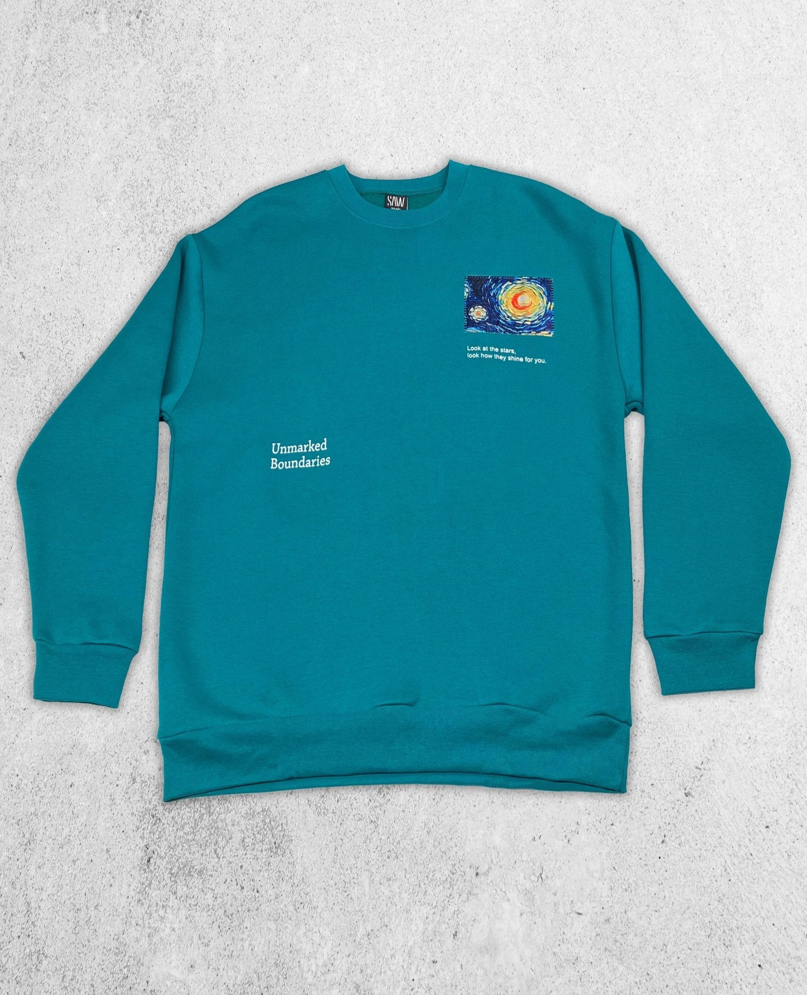 SWEATER - UNMARKED BOUNDERIES - GREEN