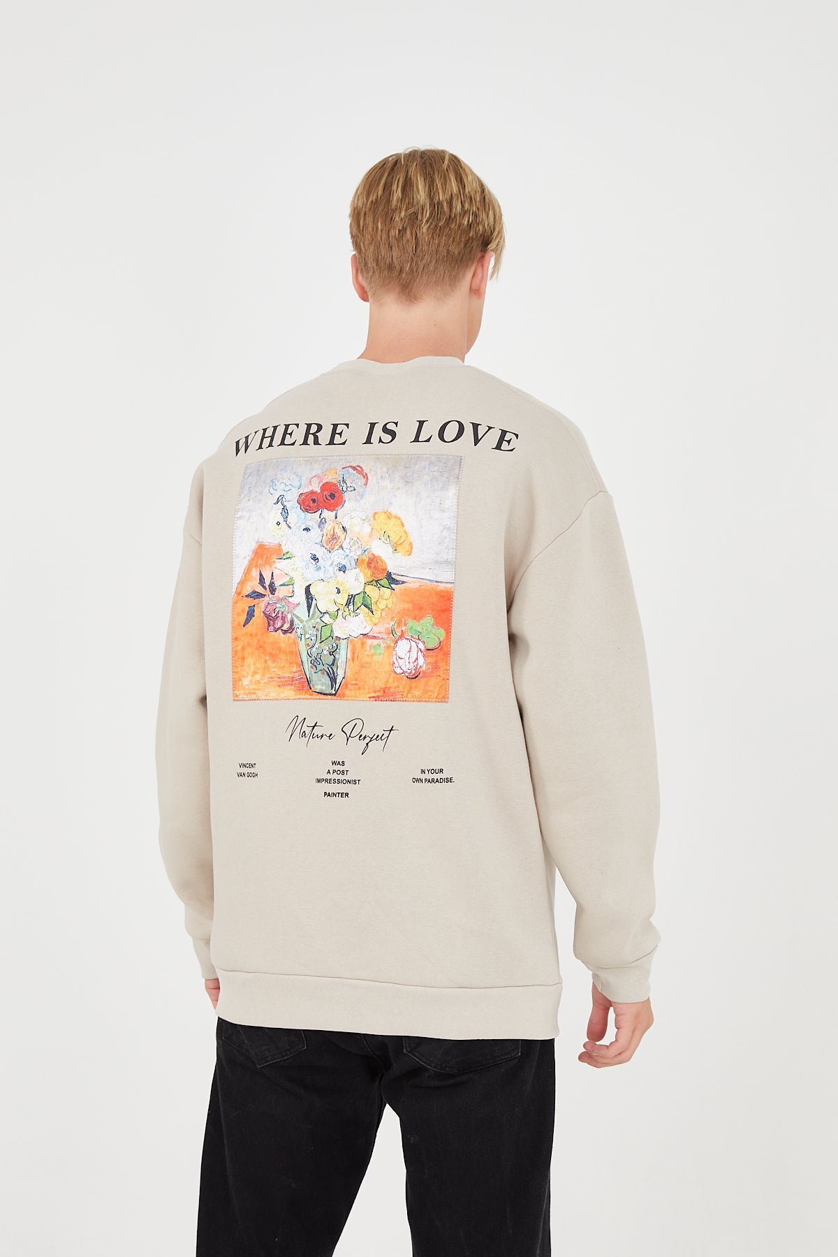 SWEATER - WHERE IS LOVE - BEIGE