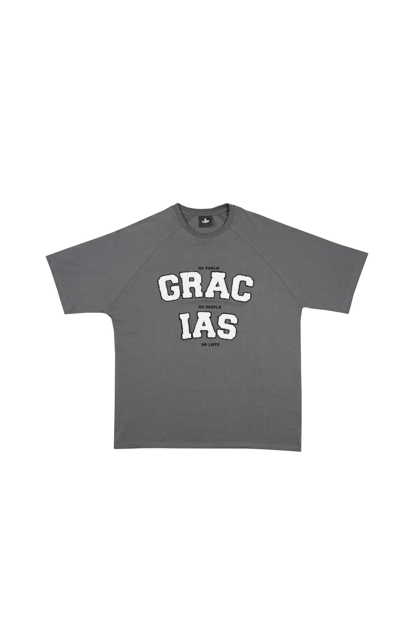 T - SHIRT - GRACIAS - GREY