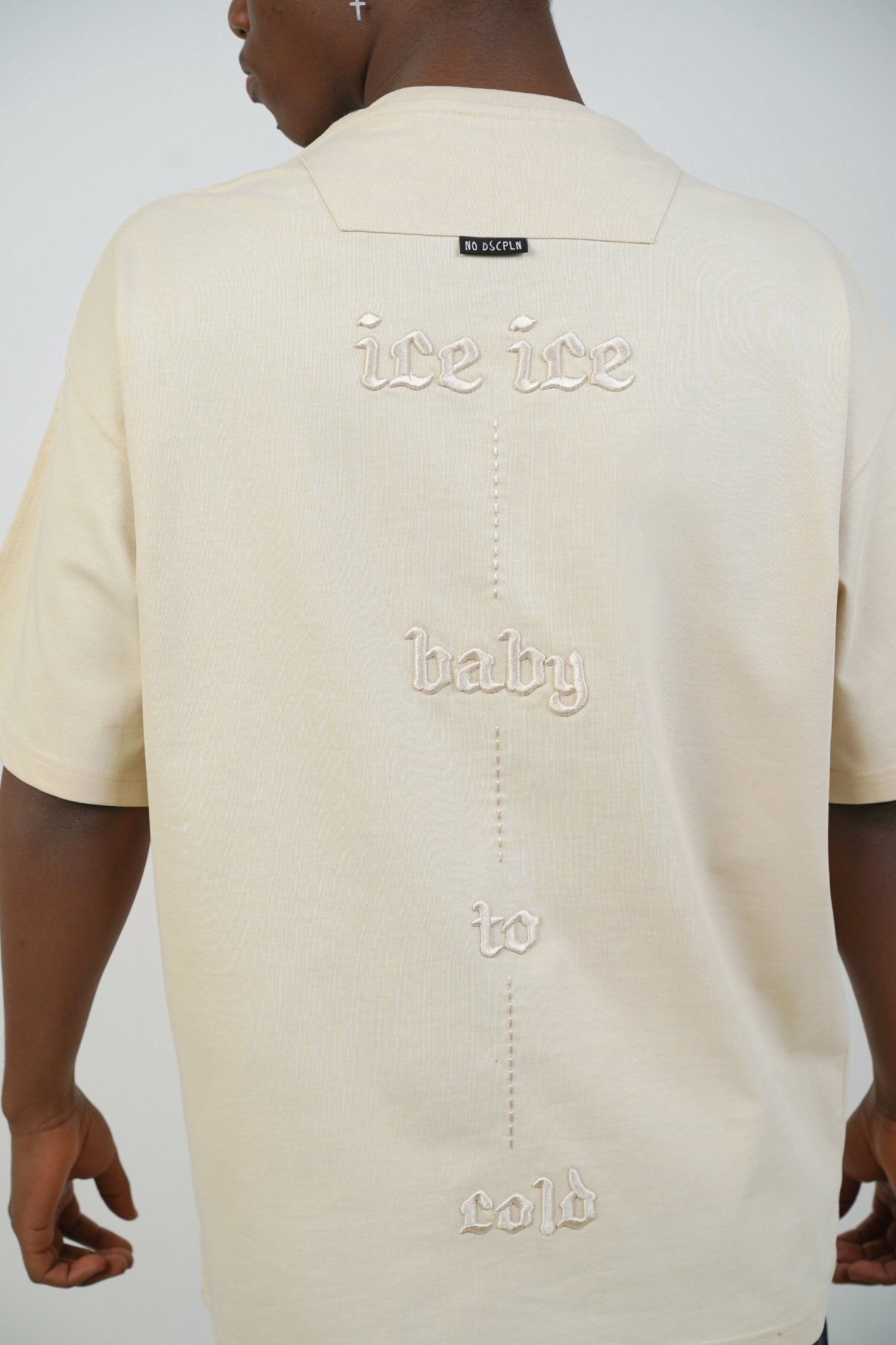 T - SHIRT - ICE ICE BABY - BEIGE