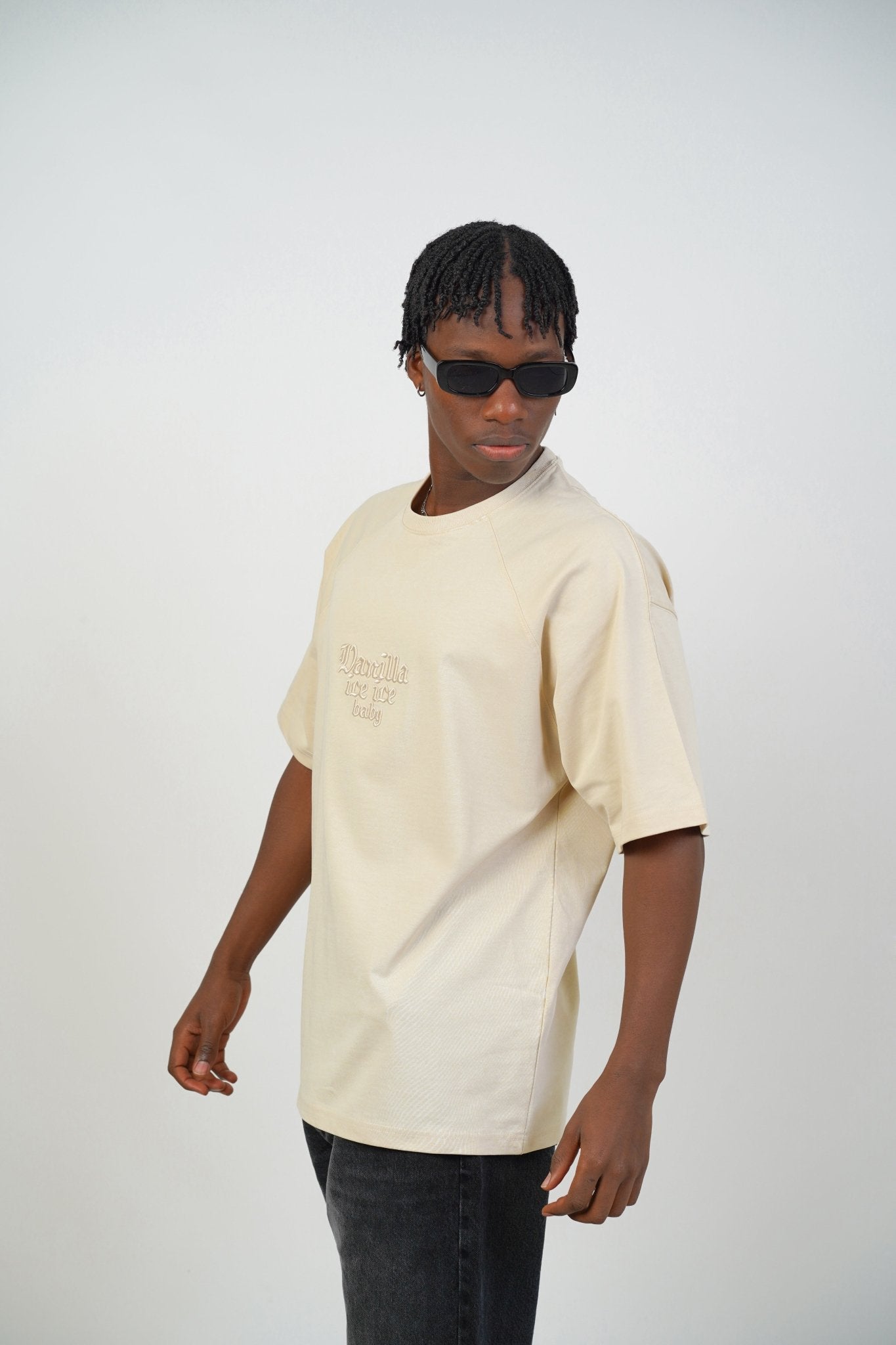 T - SHIRT - ICE ICE BABY - BEIGE