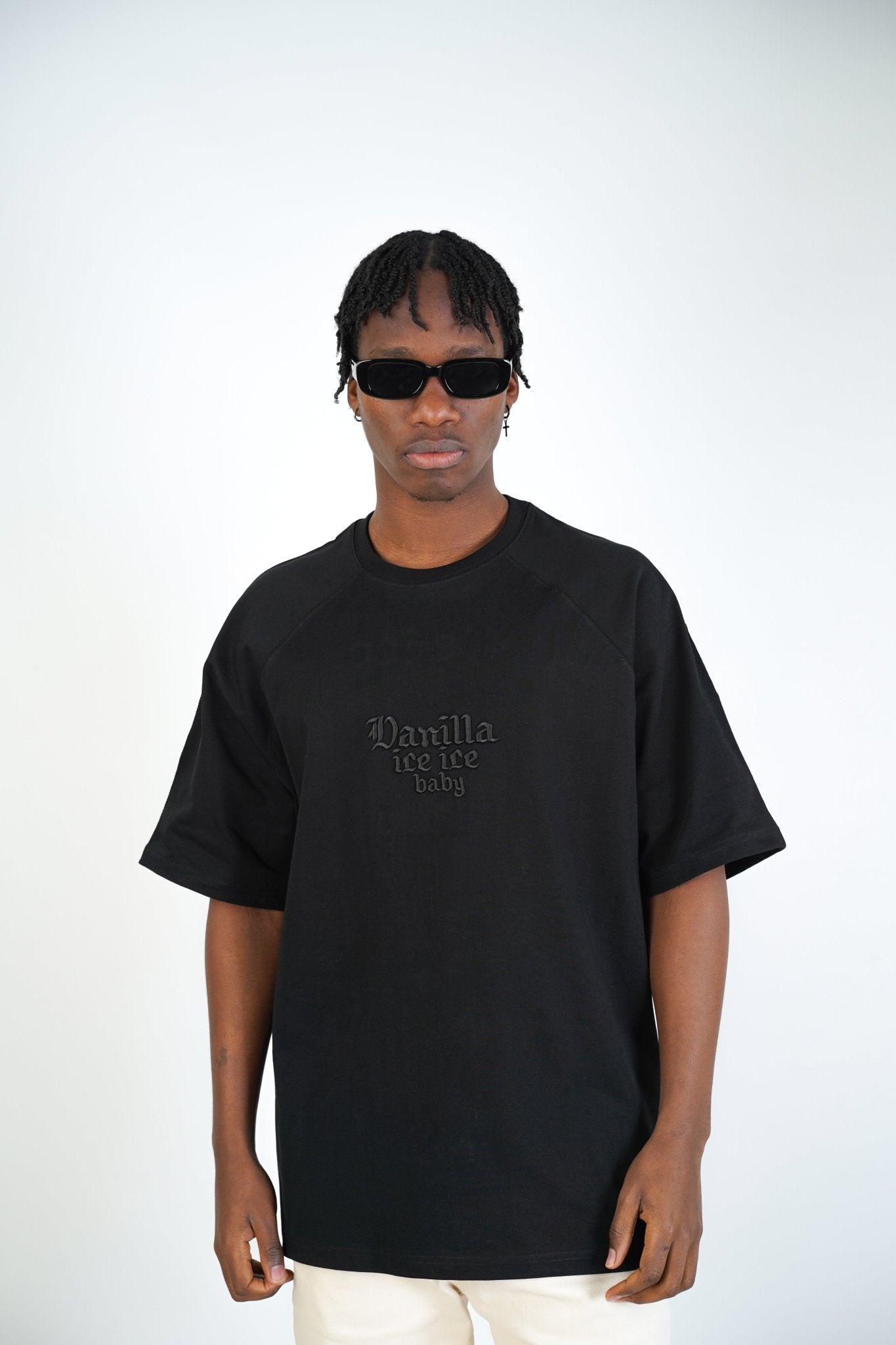 T - SHIRT - ICE ICE BABY - BLACK
