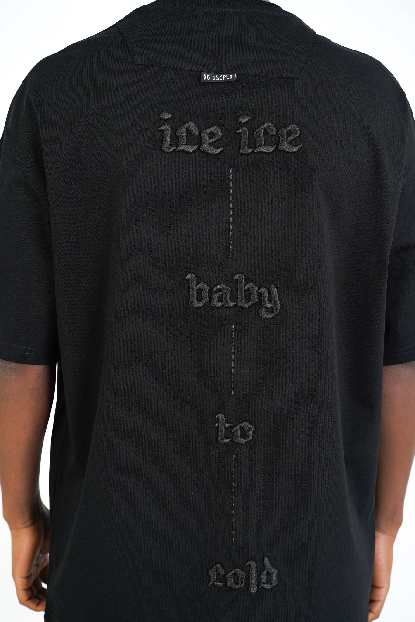 T - SHIRT - ICE ICE BABY - BLACK
