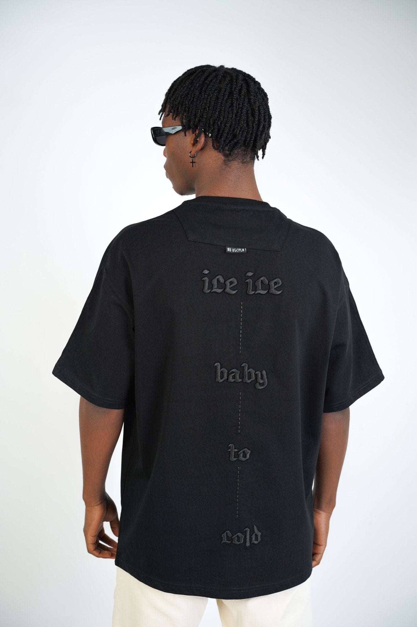 T - SHIRT - ICE ICE BABY - BLACK