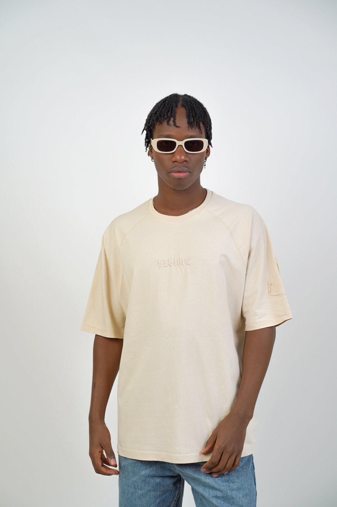 T - SHIRT - NEW GEN PRBLMS - BEIGE