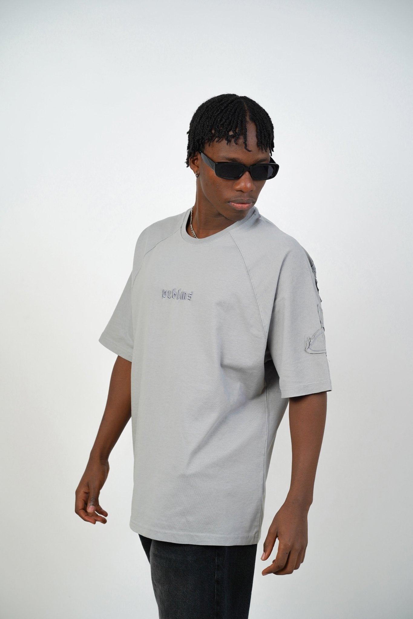 T - SHIRT - NEW GEN PRBLMS - GREY