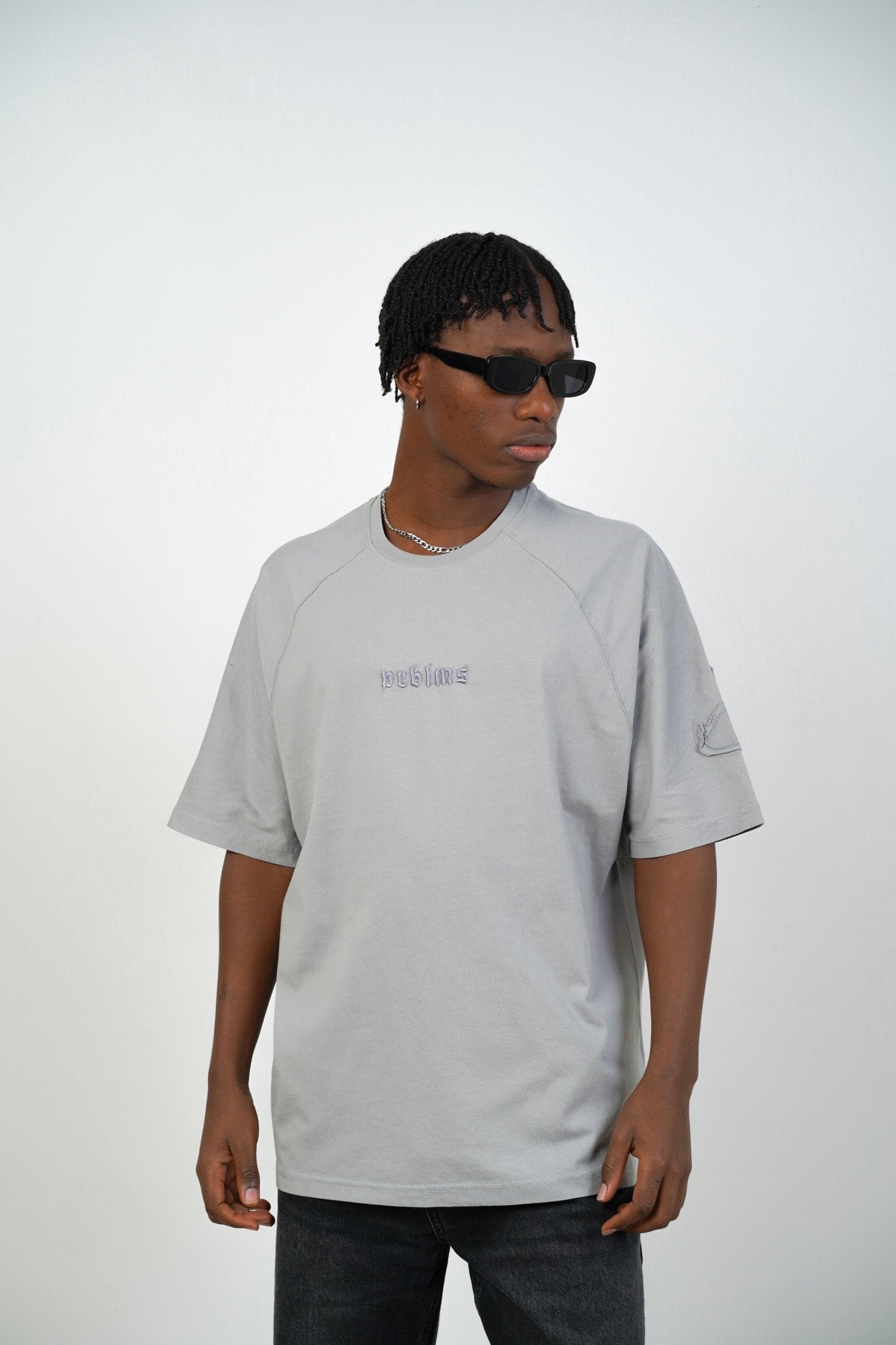 T - SHIRT - NEW GEN PRBLMS - GREY