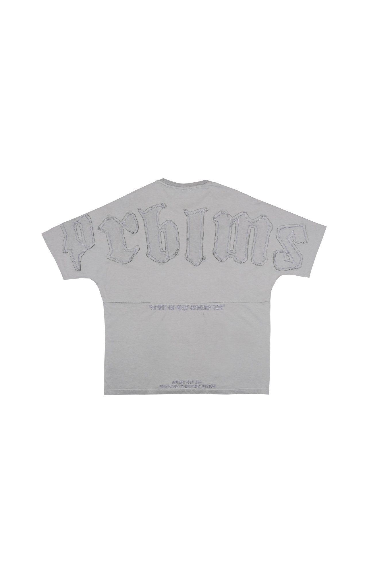 T - SHIRT - NEW GEN PRBLMS - GREY