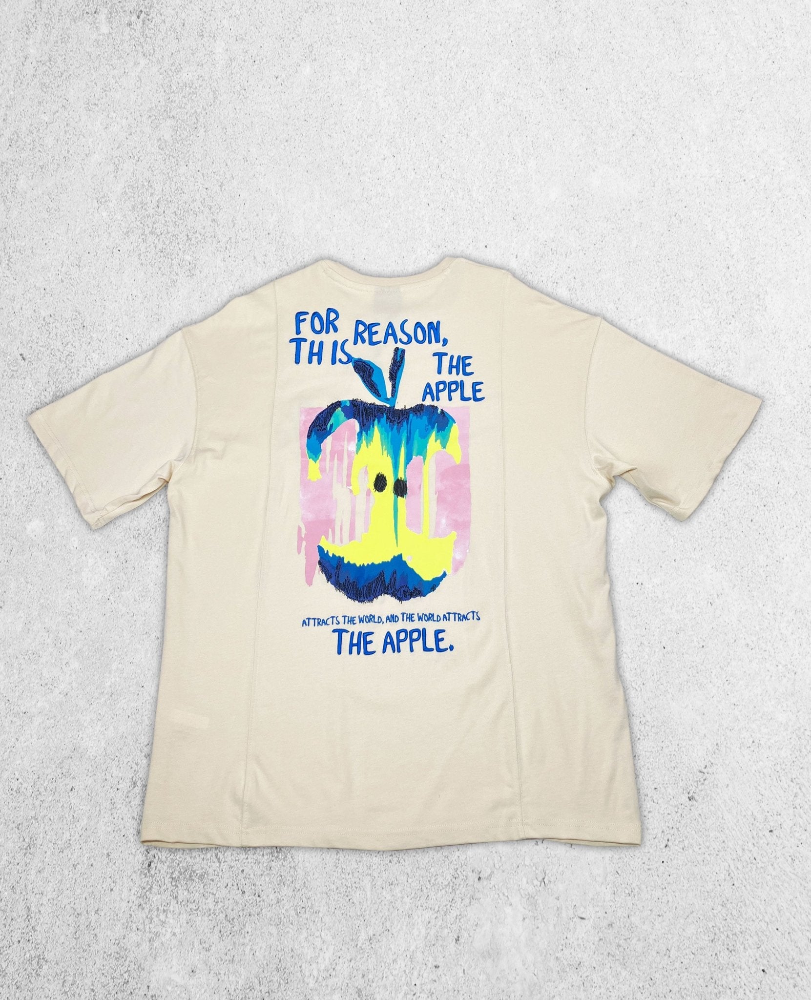 T - SHIRT - NEWTON APPLE - BEIGE