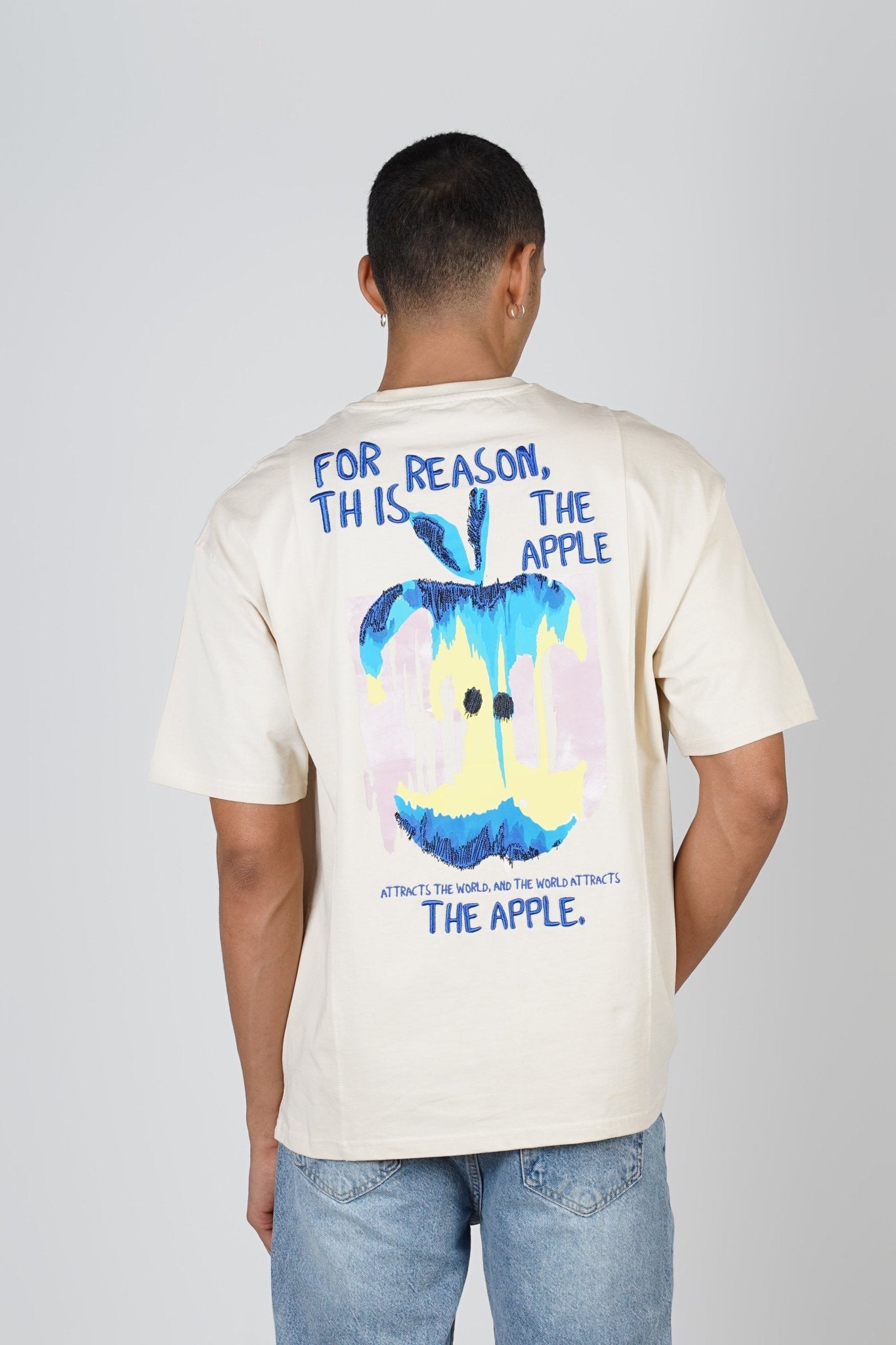 T - SHIRT - NEWTON APPLE - BEIGE