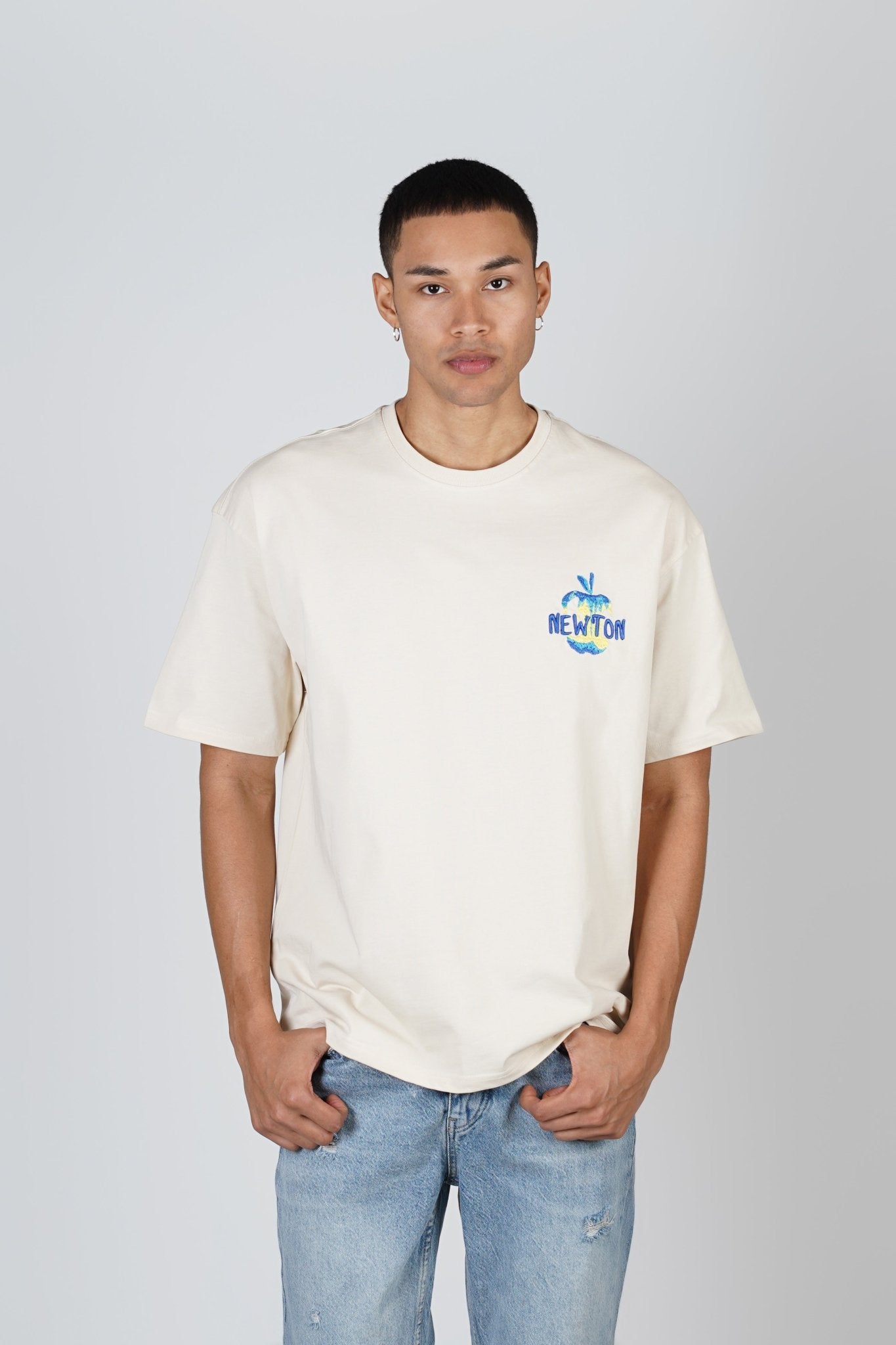 T - SHIRT - NEWTON APPLE - BEIGE