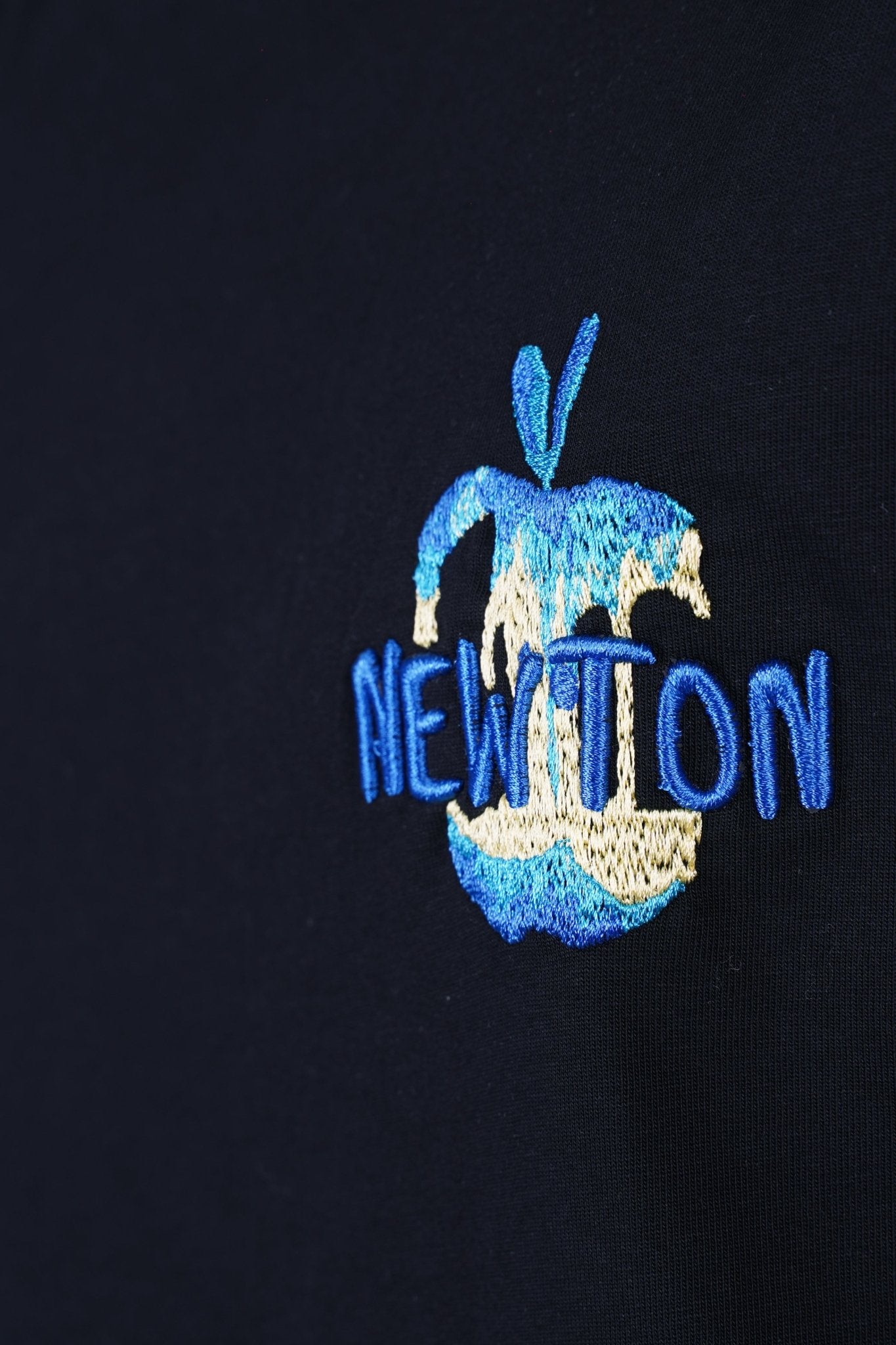 T - SHIRT - NEWTON APPLE - BLACK