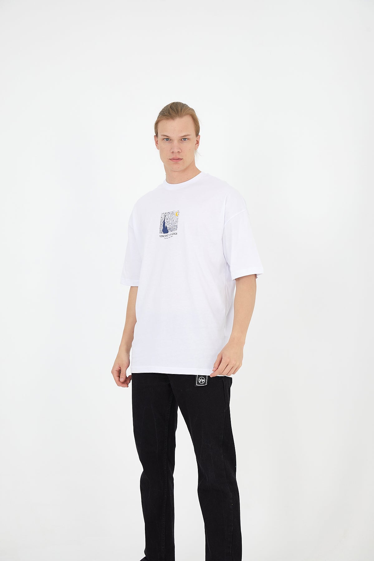 T - SHIRT - STARRY NIGHT - WHITE