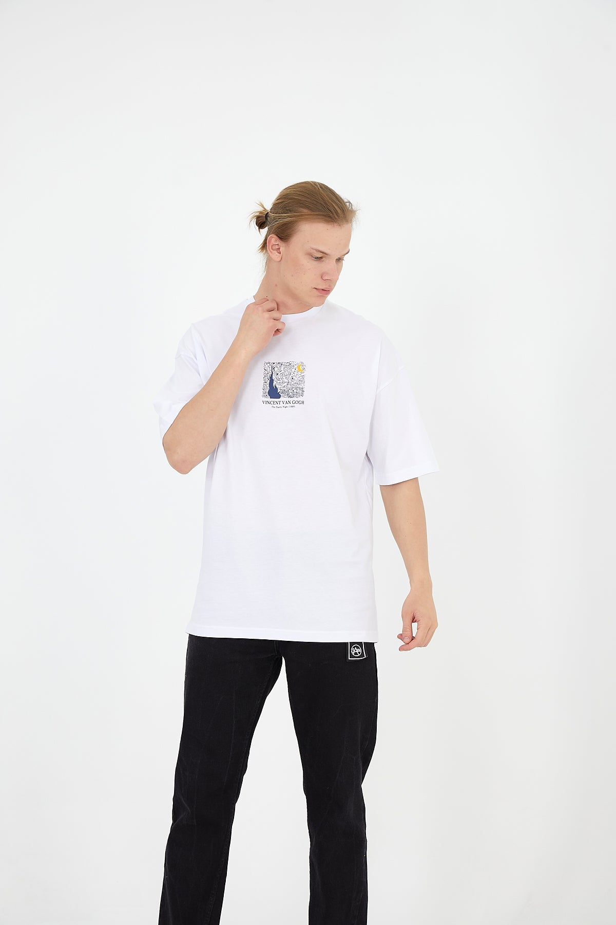 T - SHIRT - STARRY NIGHT - WHITE