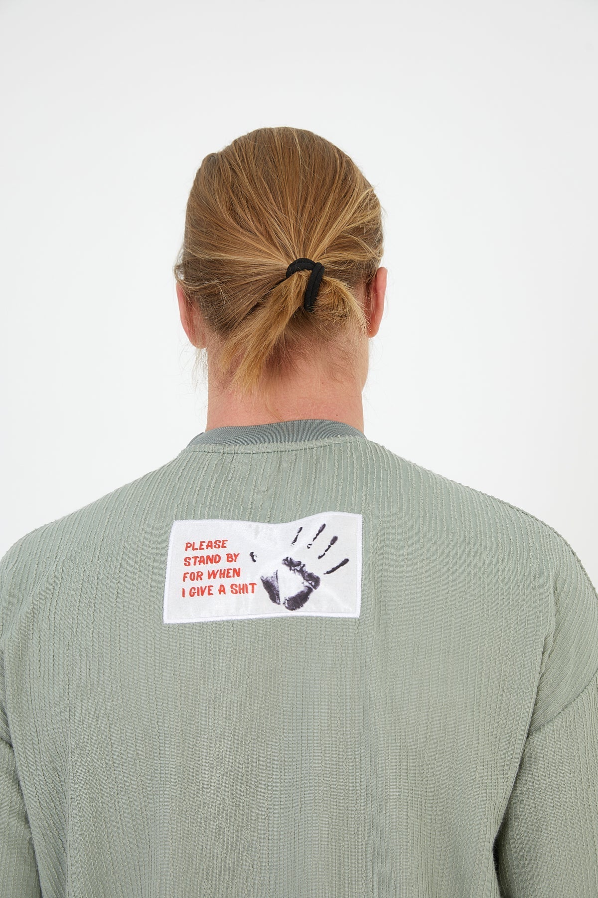 T - SHIRT - STOP STOPPING YOURSELF - GREEN