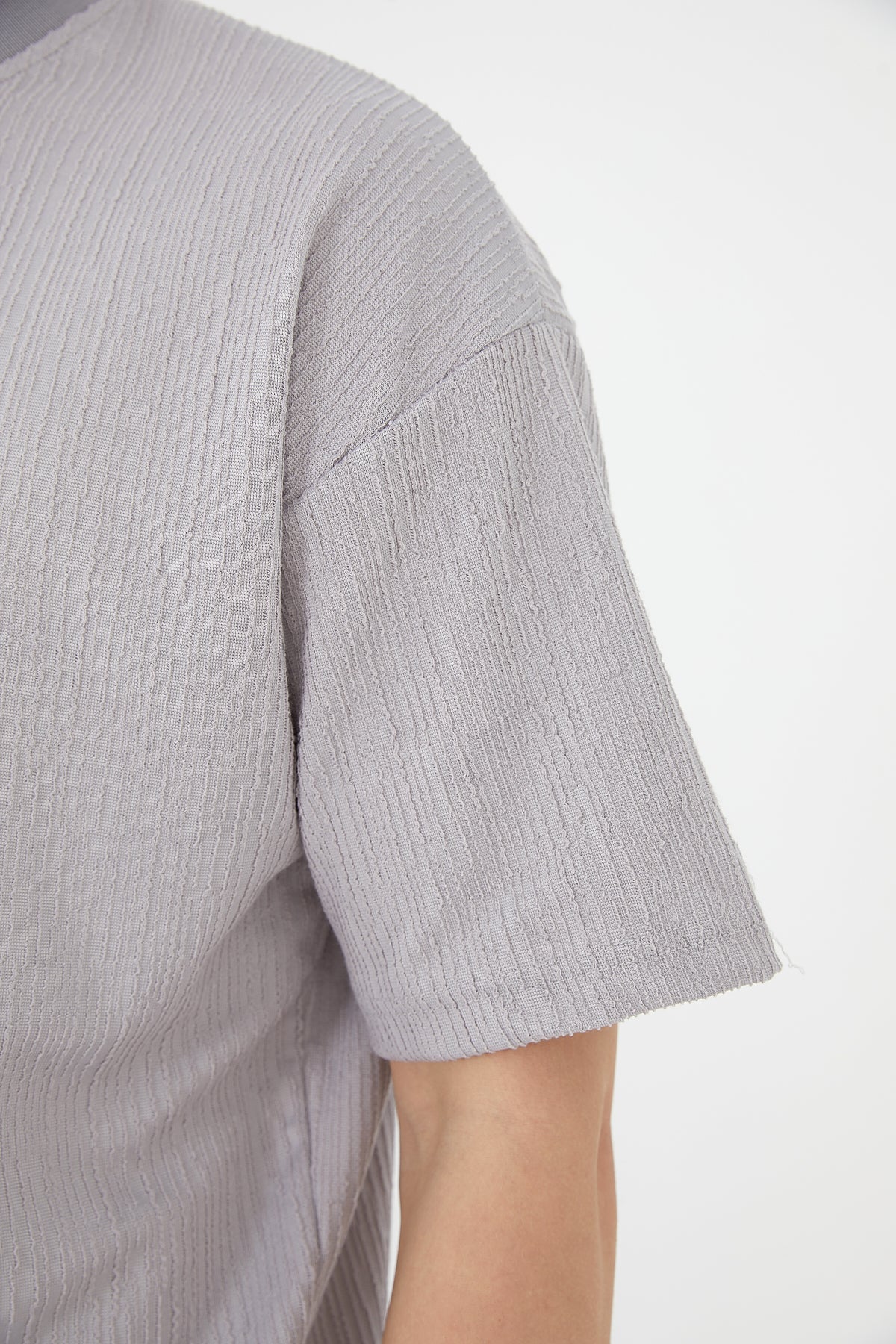 T - SHIRT - STOP STOPPING YOURSELF - GREY