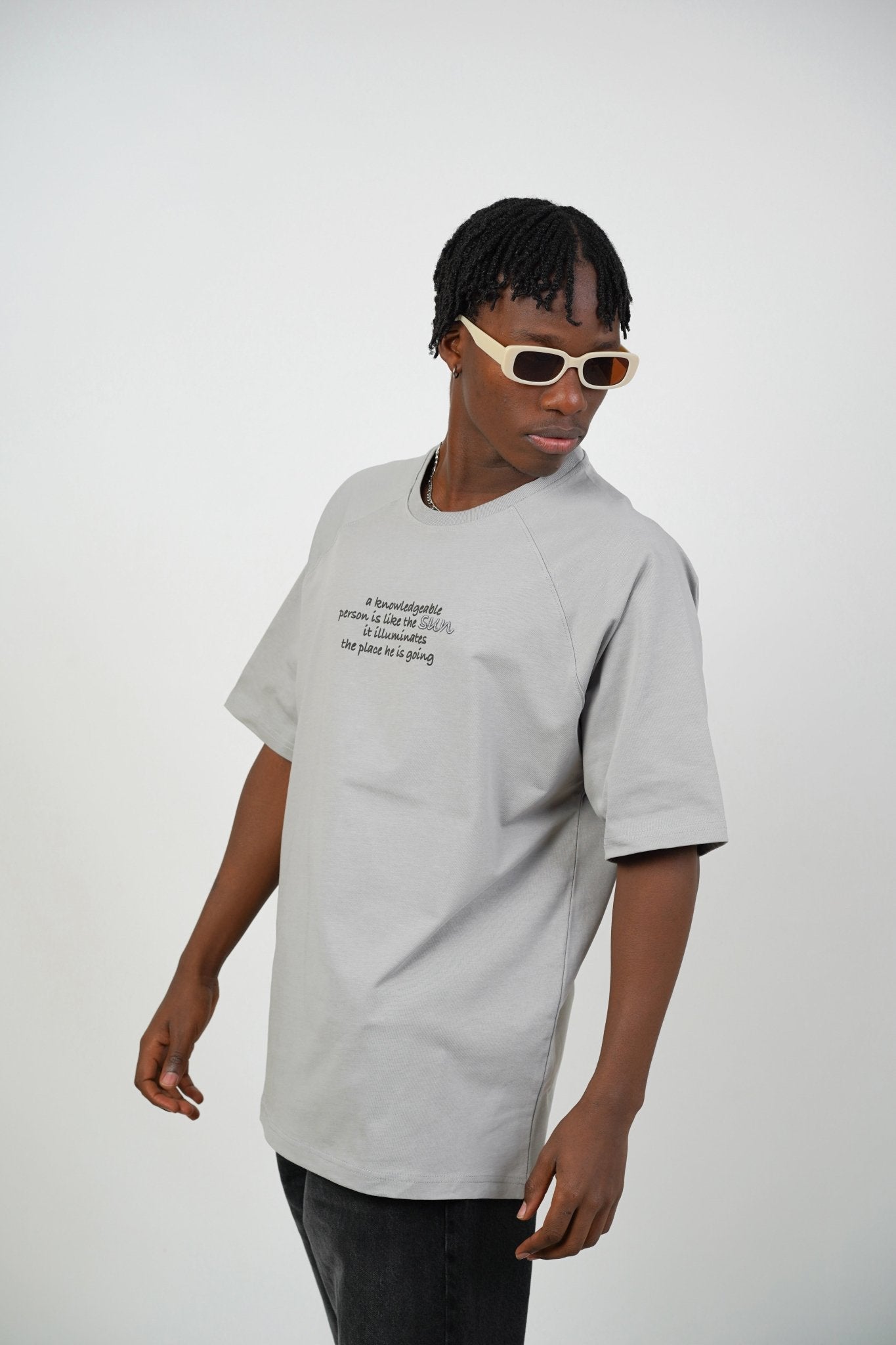 T - SHIRT - THE SUN - GREY