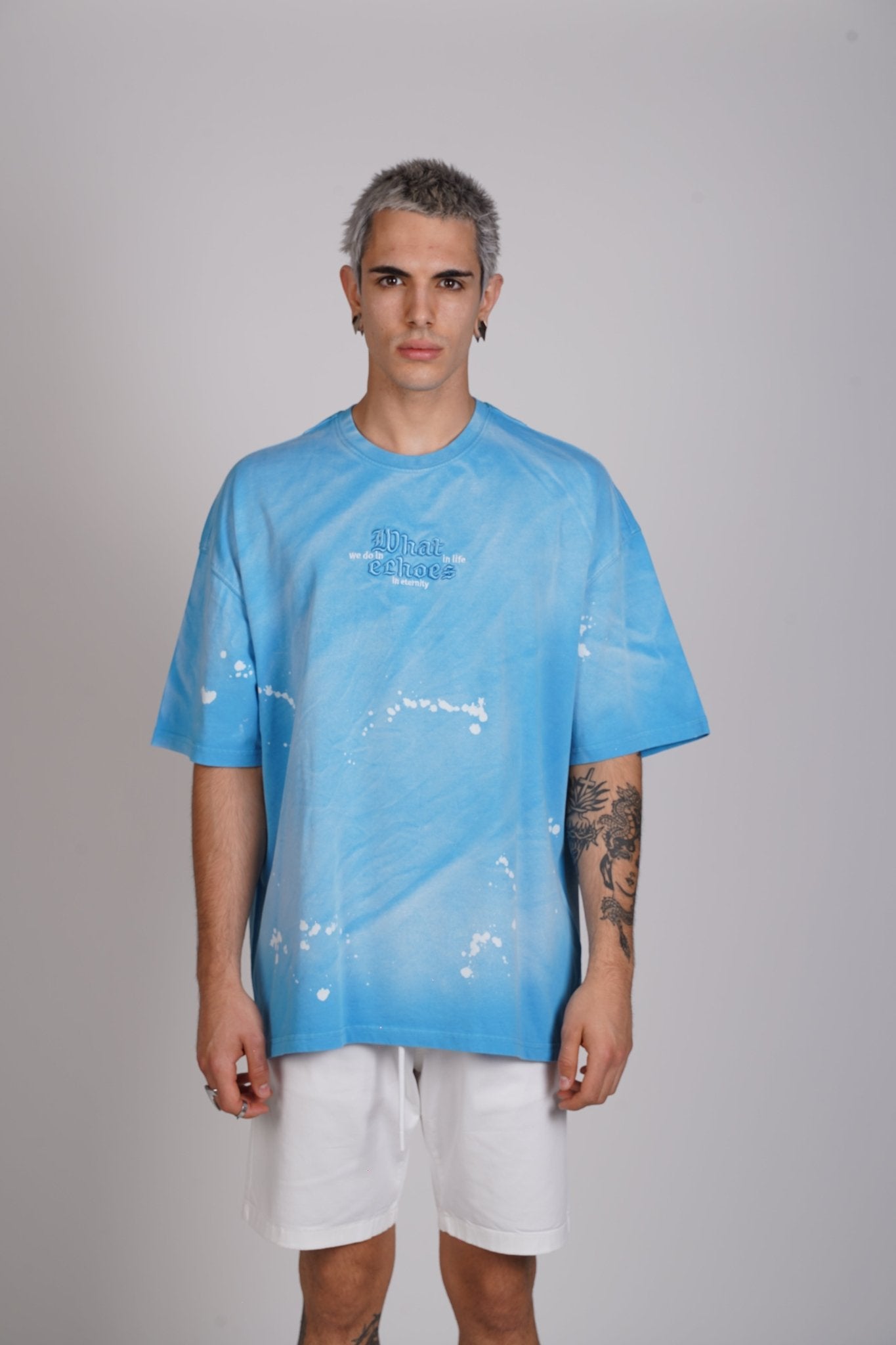 T - SHIRT - WHAT ECHOES - BLUE