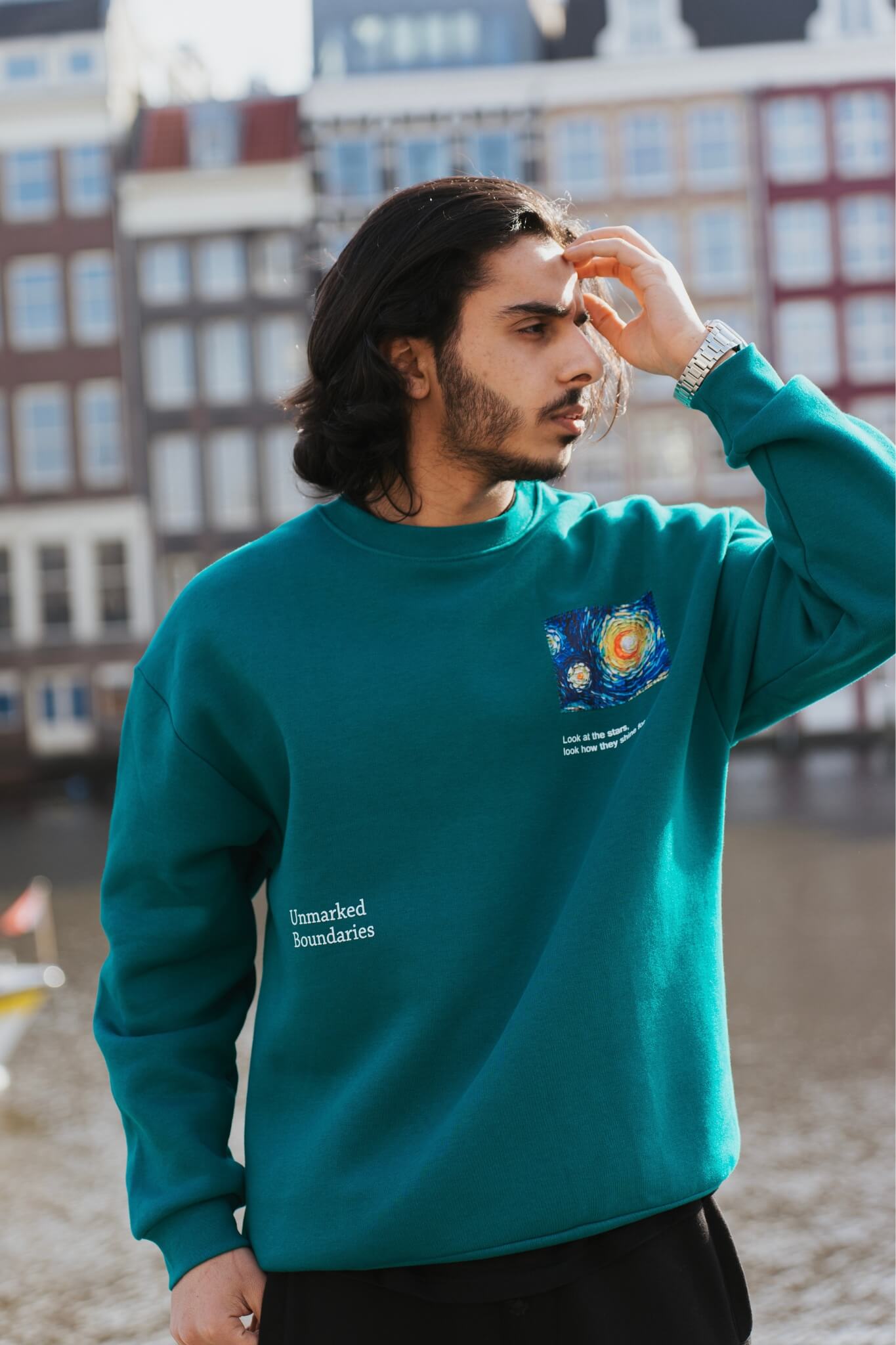 UNMARKED BOUNDERIES - PETROL GREEN