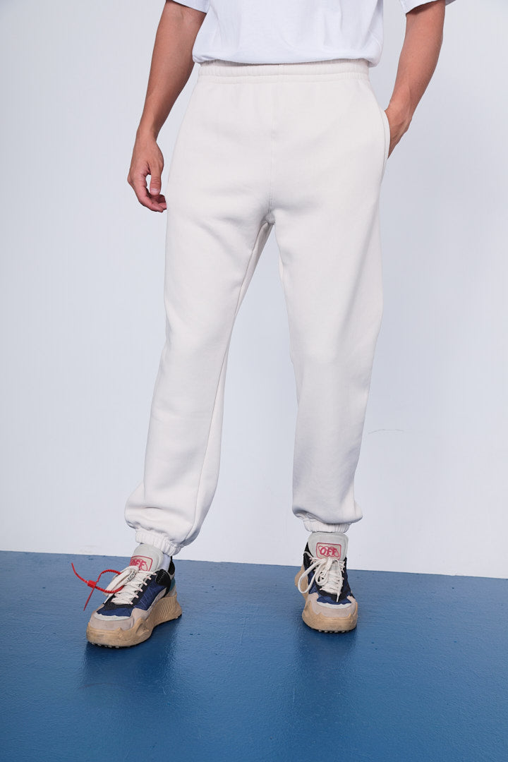 SWEATPANTS - BASIC - OFF WHITE