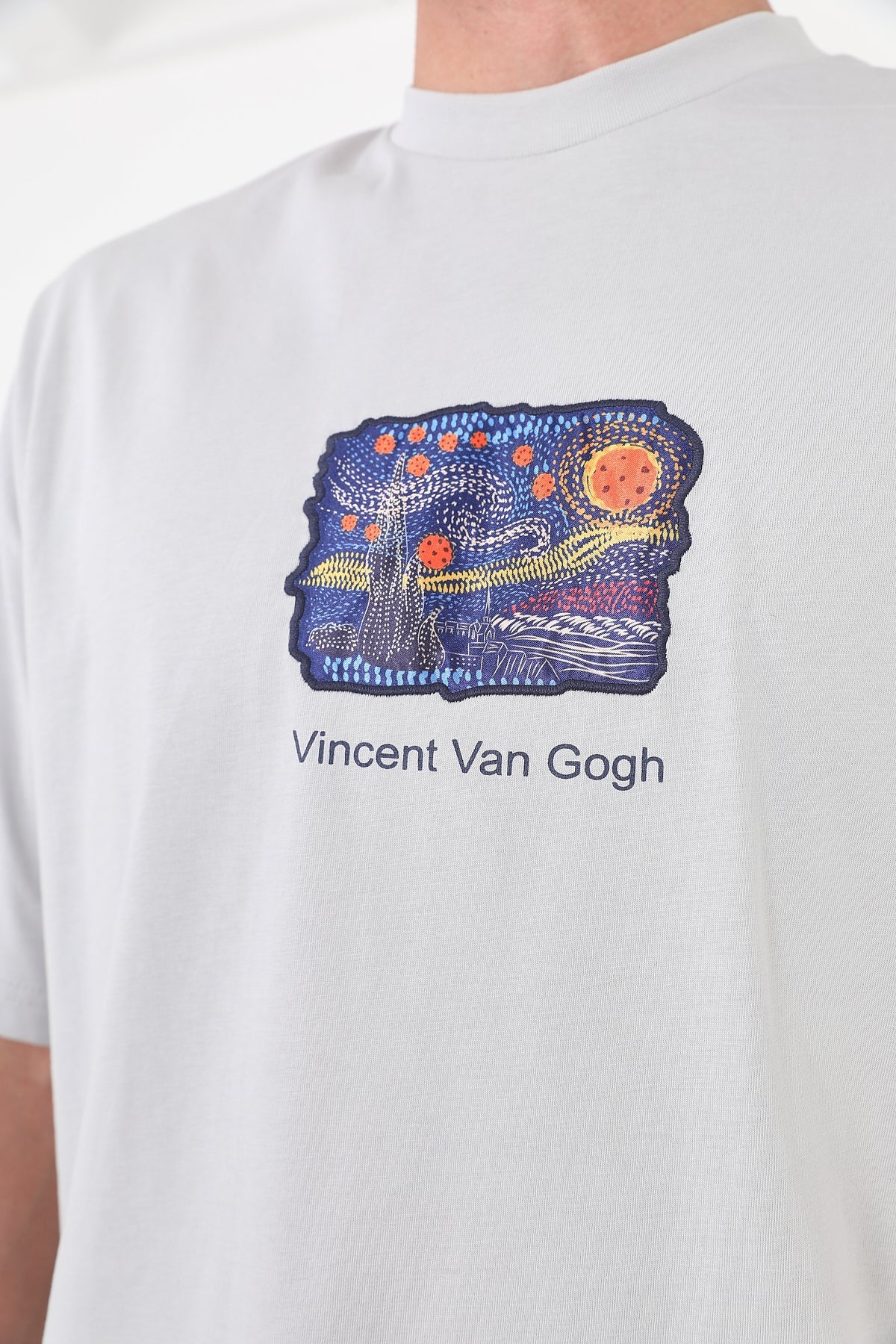 T-SHIRT - STARRY NIGHT SKY - GREY - DYS-Amsterdam