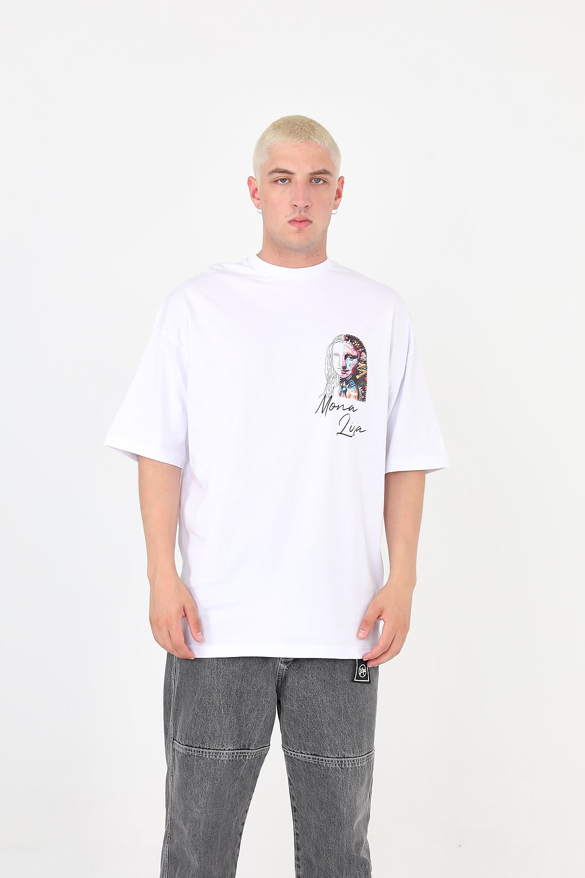 T-SHIRT - THE MONA - WHITE - DYS-Amsterdam