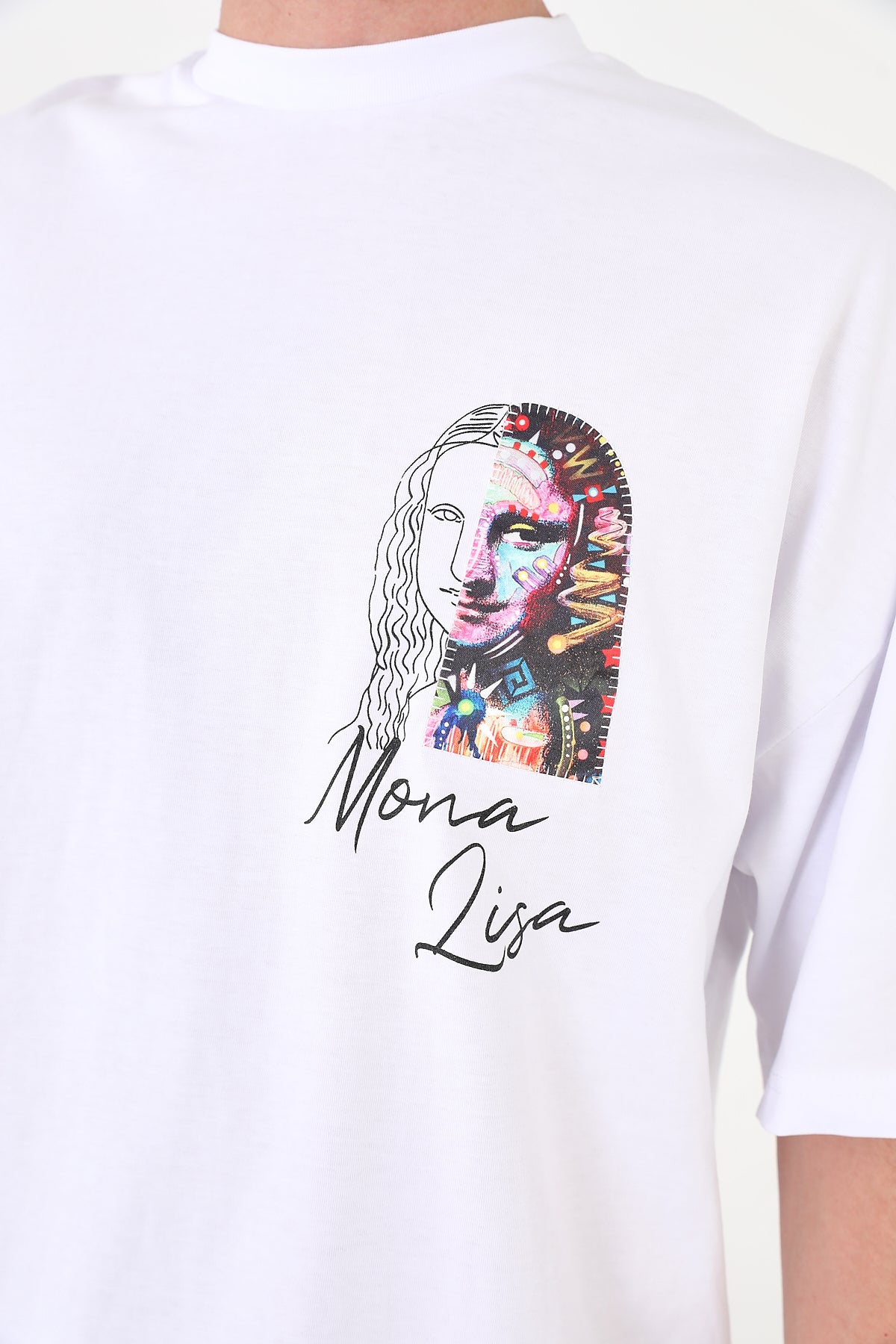 T-SHIRT - THE MONA - WHITE - DYS-Amsterdam