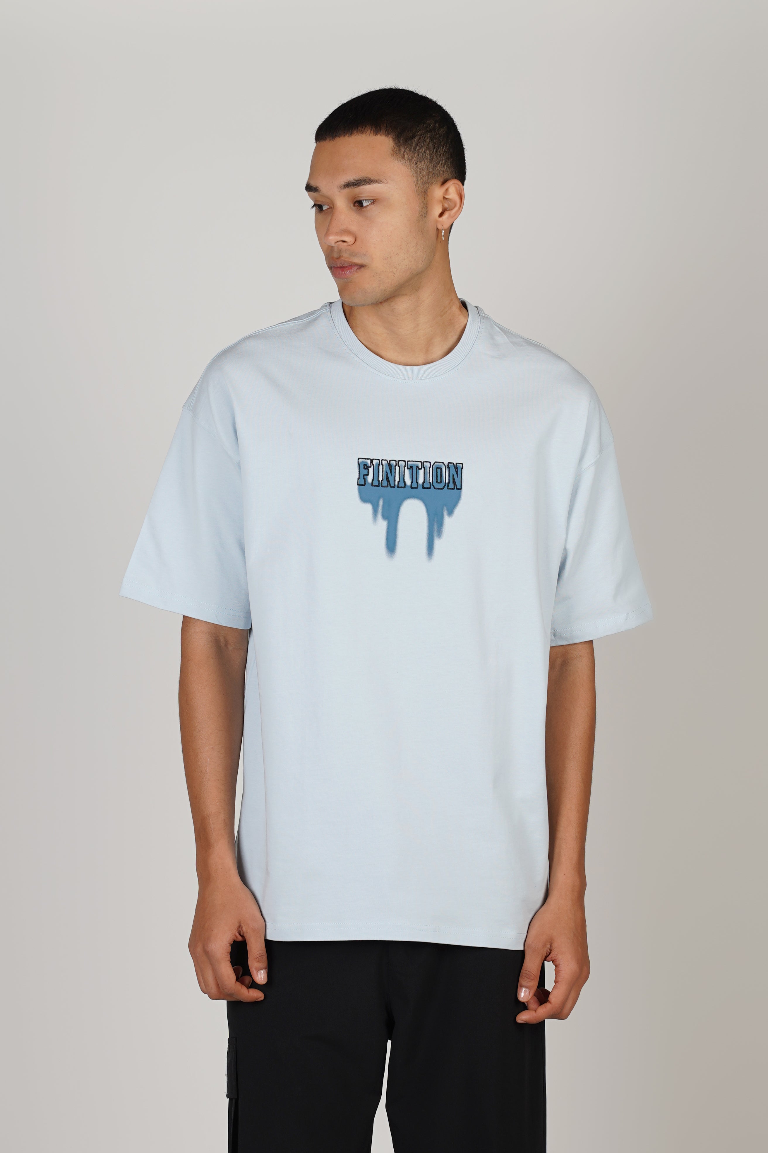 T-SHIRT - FINITON - LIGHTBLUE