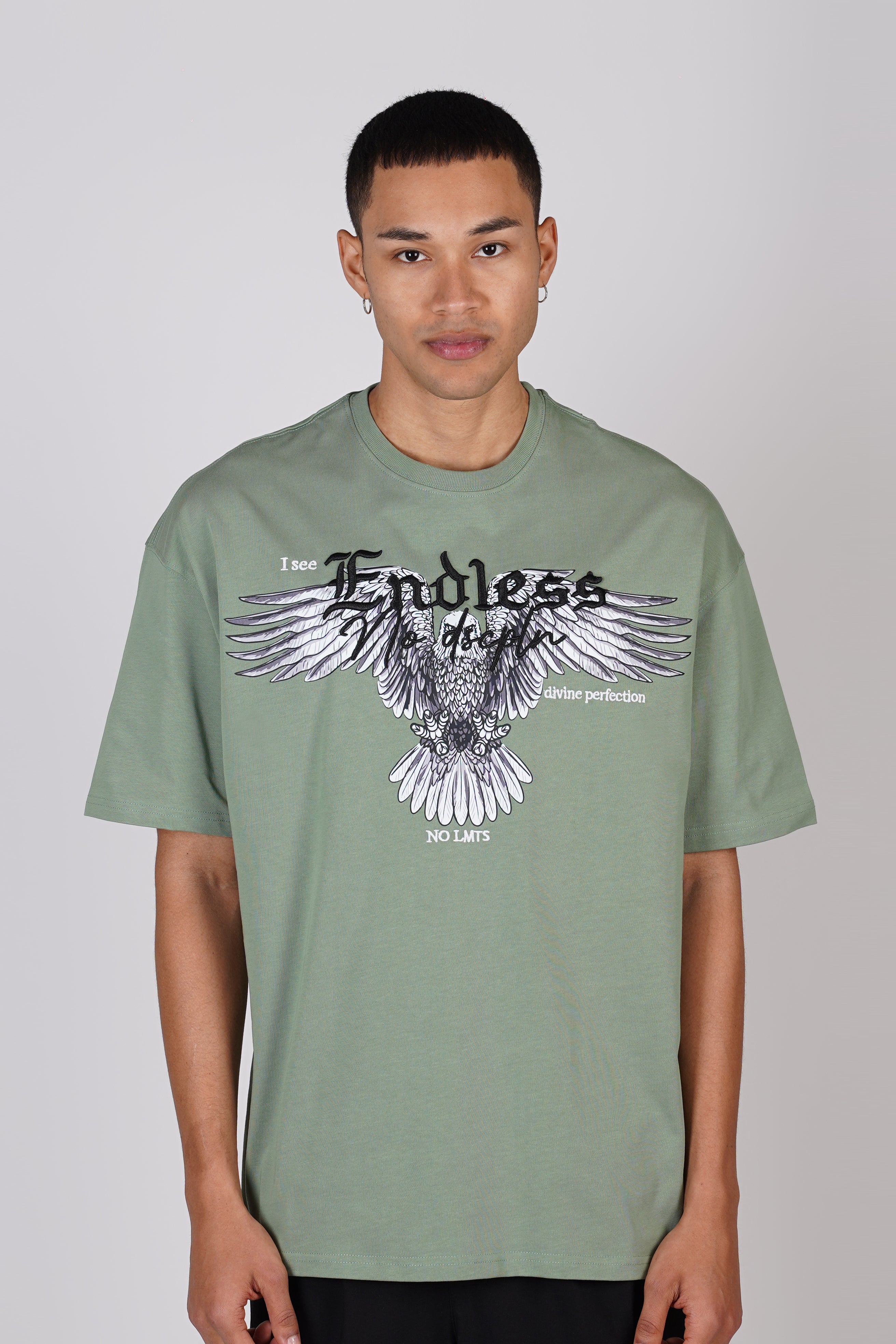 T-SHIRT - ENDLESS - HEDGEGREEN