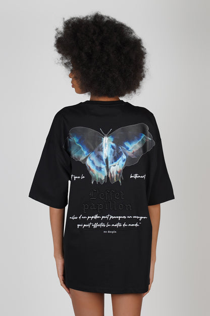 T-SHIRT - THE BUTTERFLY EFFECT - BLACK